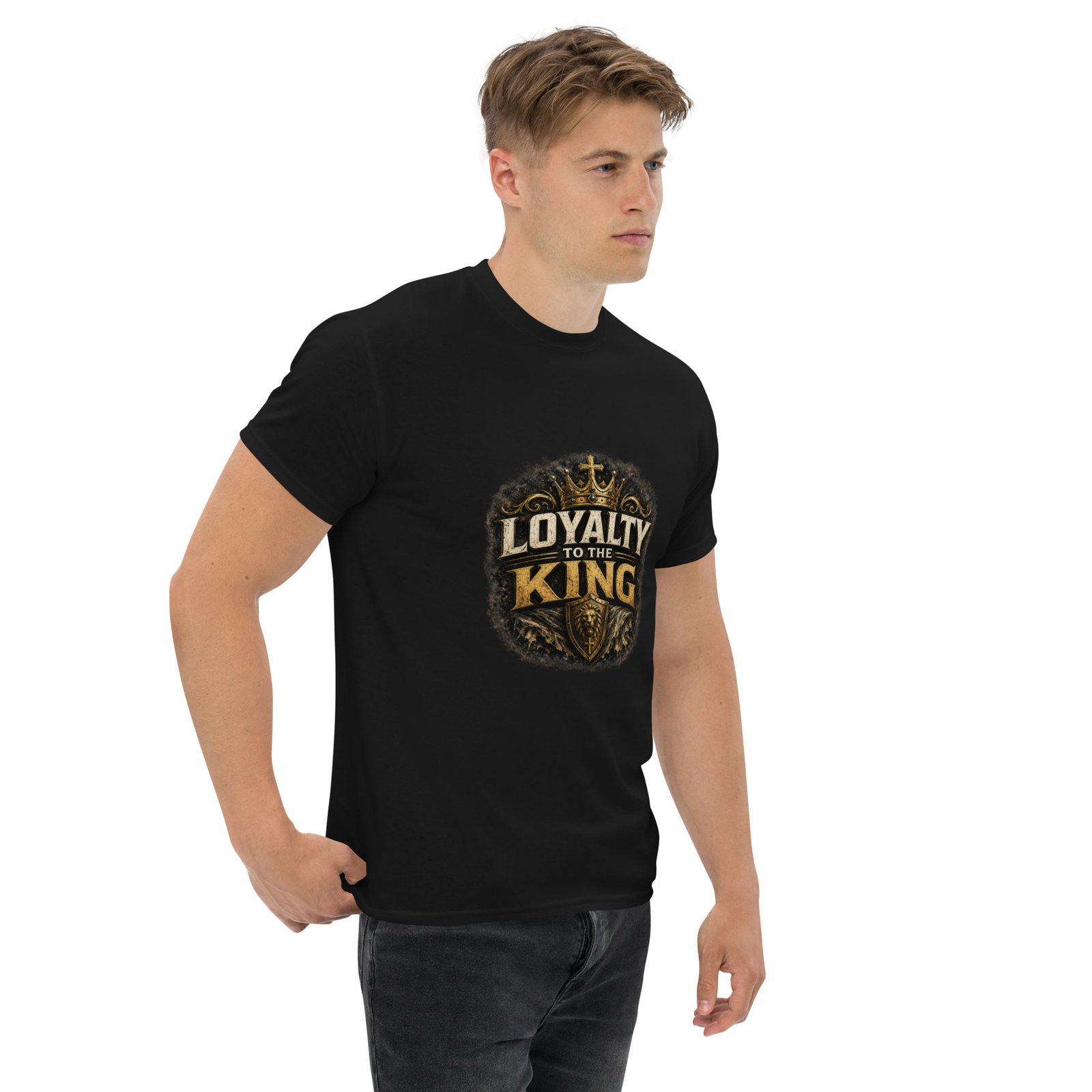loyalty to the king — premium faith tee loyalty to the king — premium faith tee
