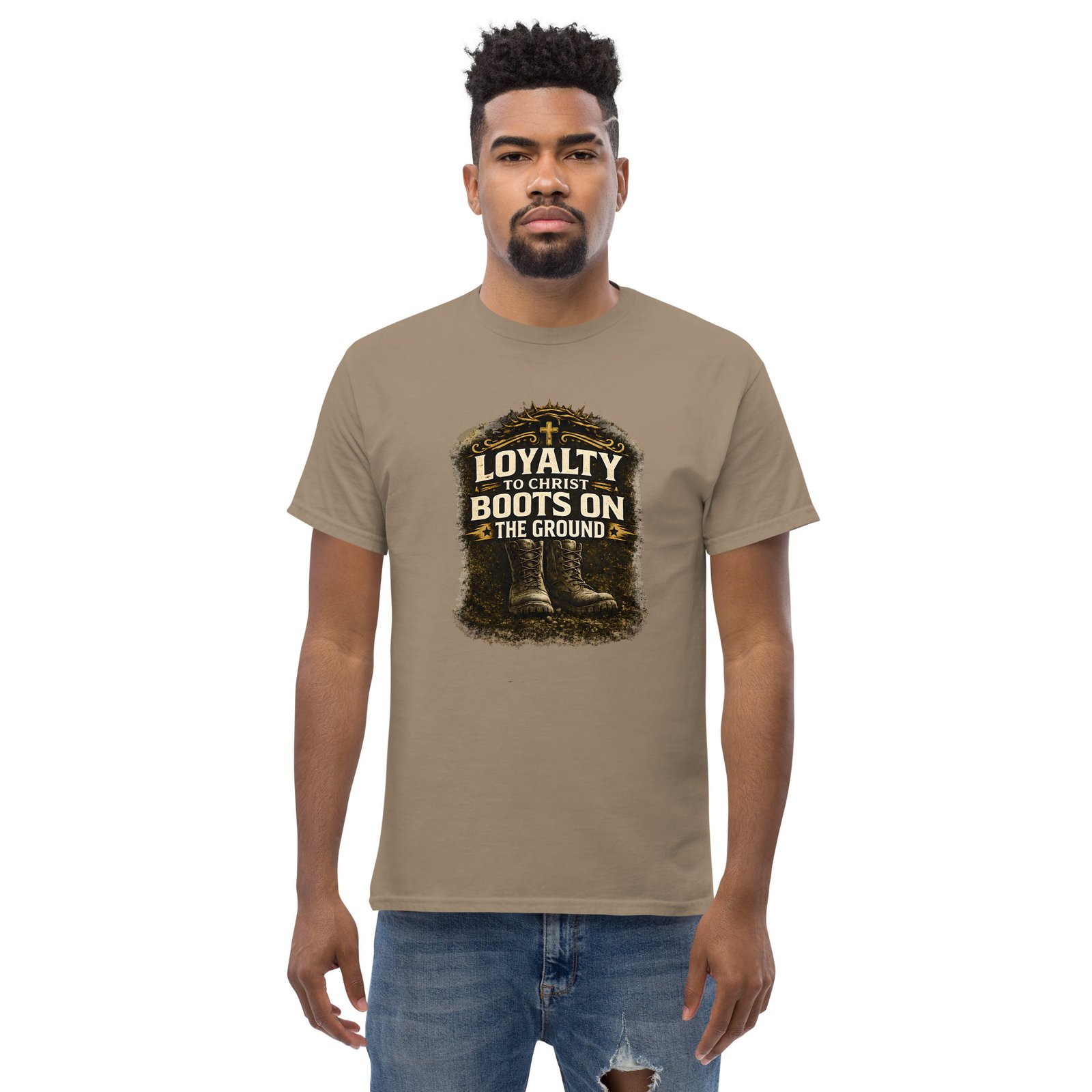 loyalty to christ — boots on the ground tee loyalty to christ — boots on the ground tee