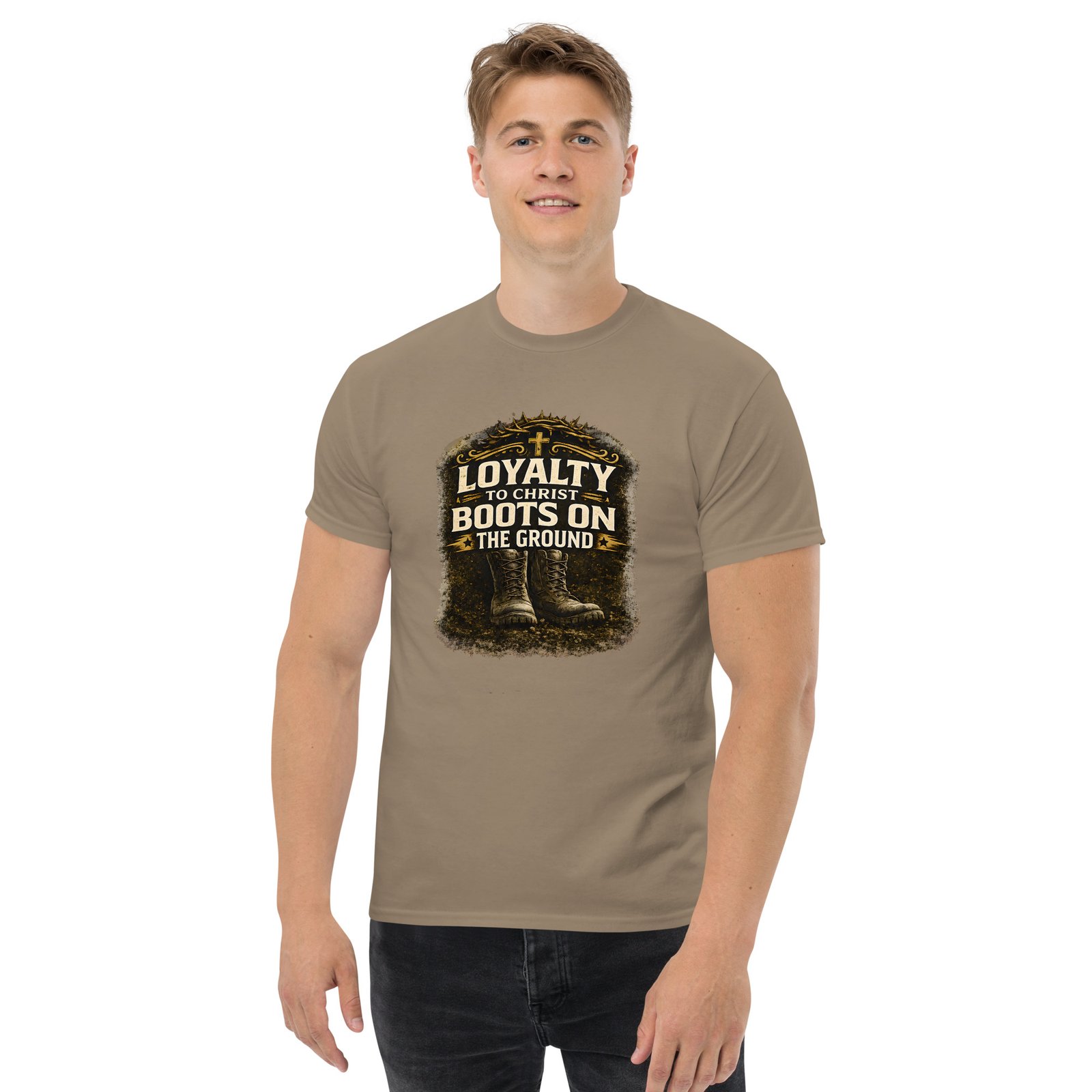 loyalty to christ — boots on the ground tee loyalty to christ — boots on the ground tee