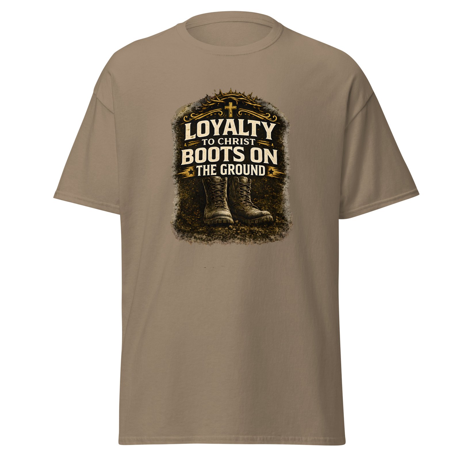 loyalty to christ — boots on the ground tee loyalty to christ — boots on the ground tee