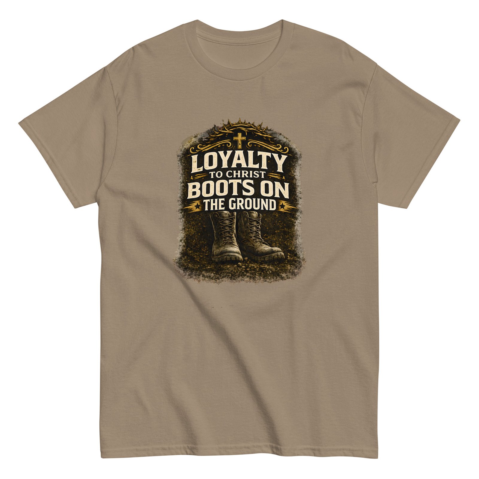 loyalty to christ — boots on the ground tee loyalty to christ — boots on the ground tee