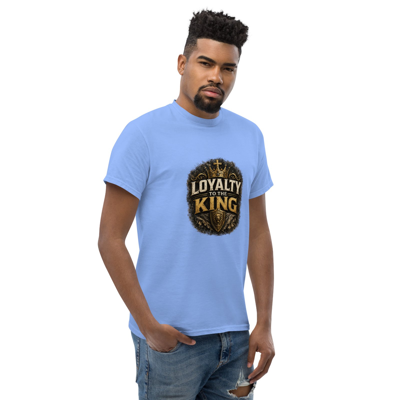 loyalty to the king — premium faith tee loyalty to the king — premium faith tee