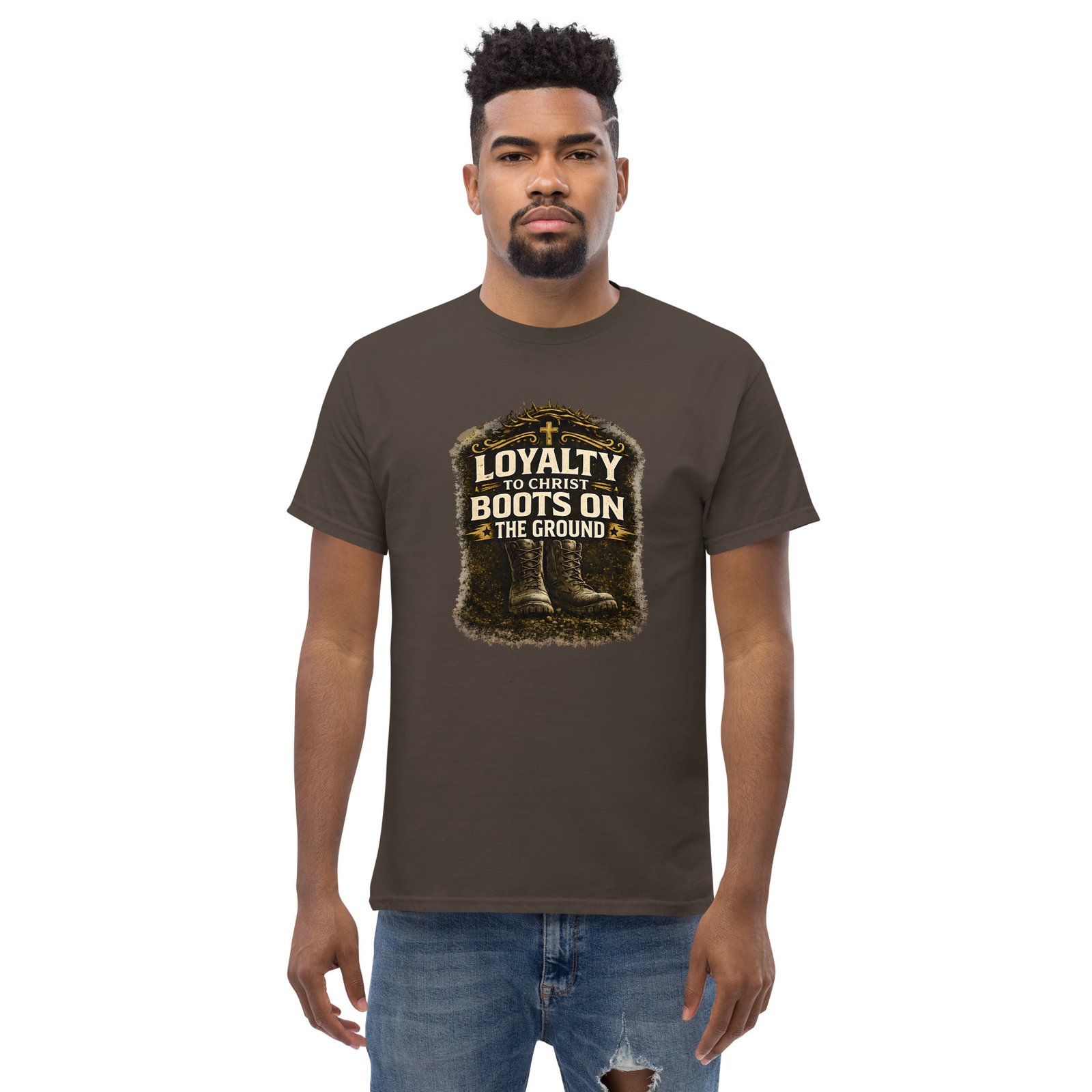 loyalty to christ — boots on the ground tee loyalty to christ — boots on the ground tee