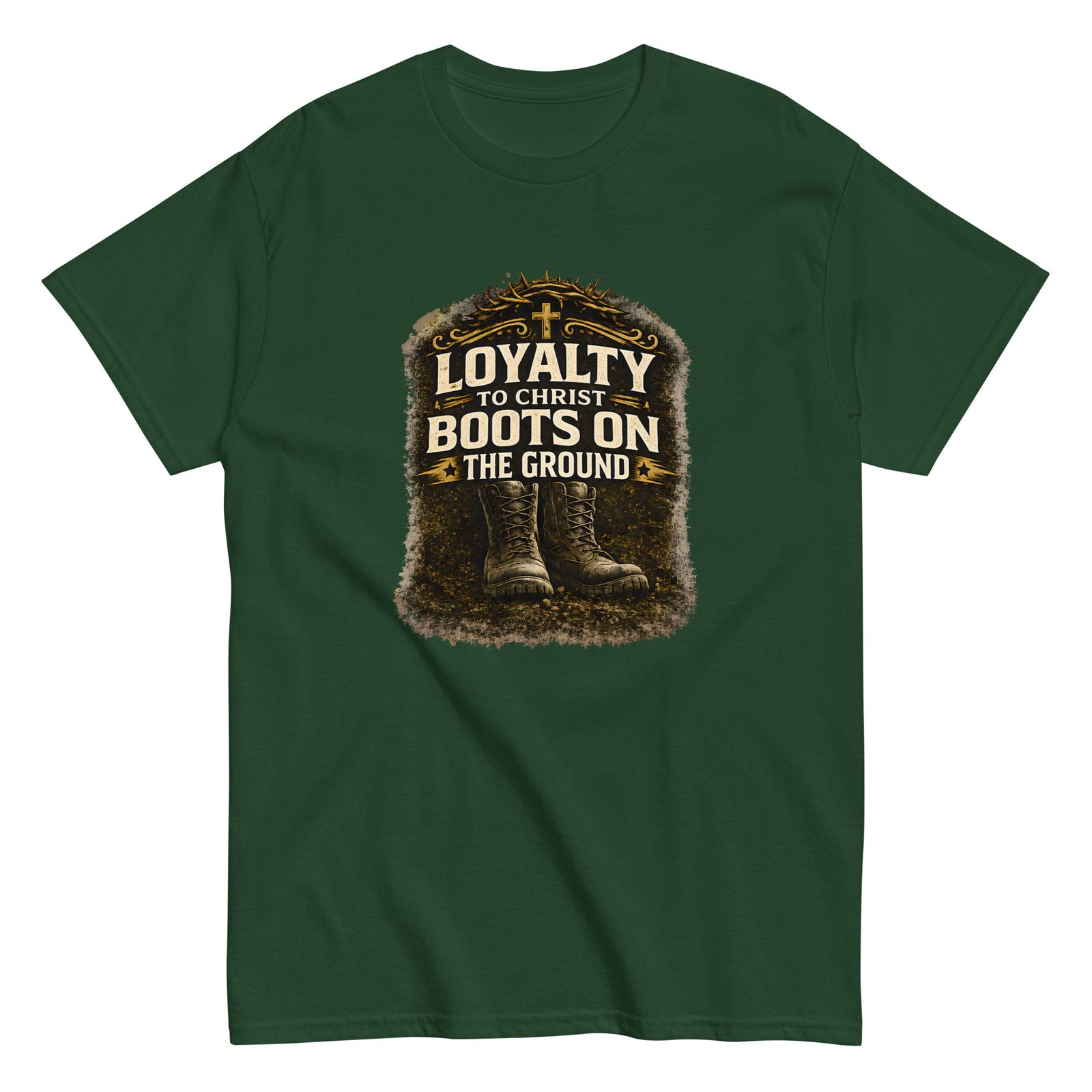 loyalty to christ — boots on the ground tee loyalty to christ — boots on the ground tee