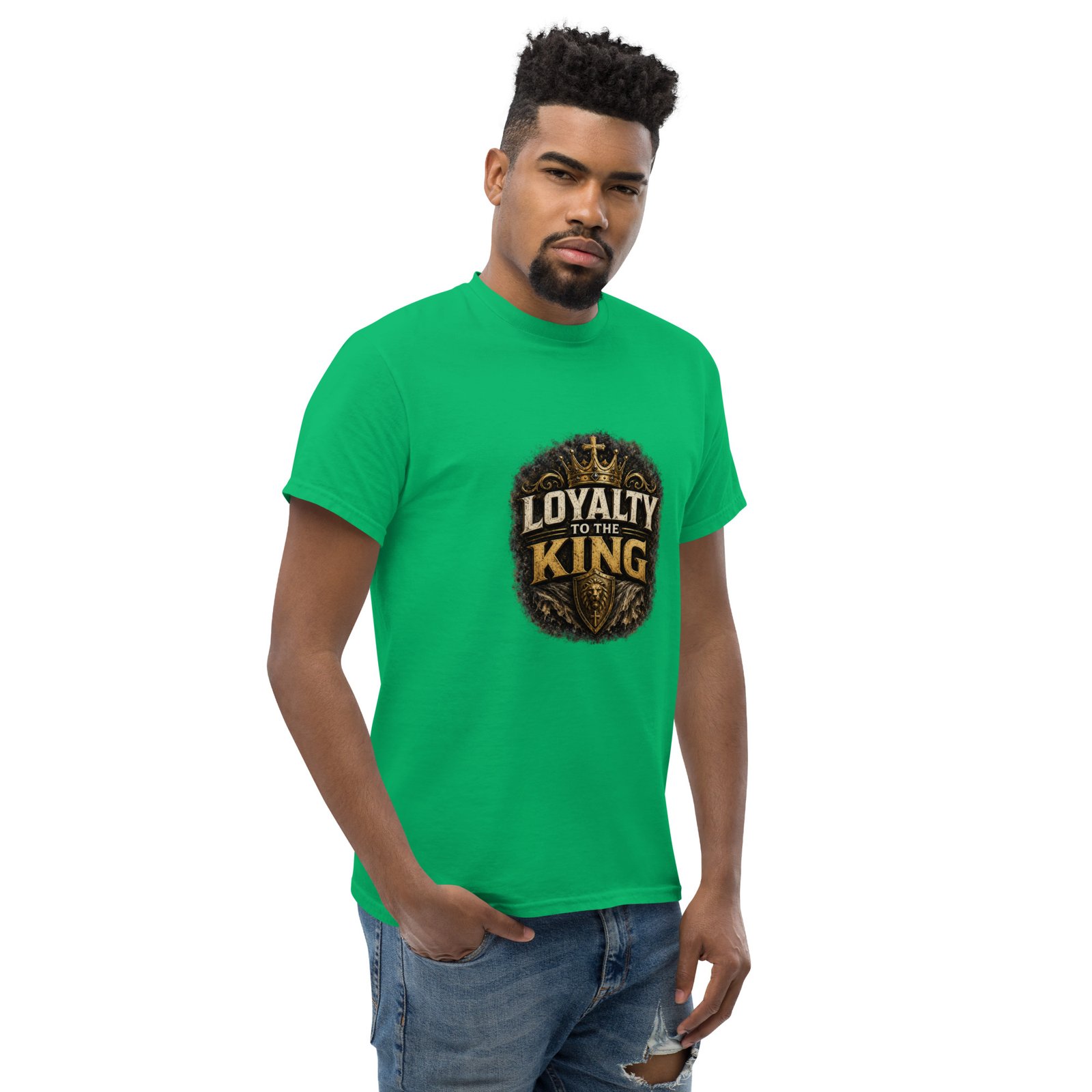 loyalty to the king — premium faith tee loyalty to the king — premium faith tee