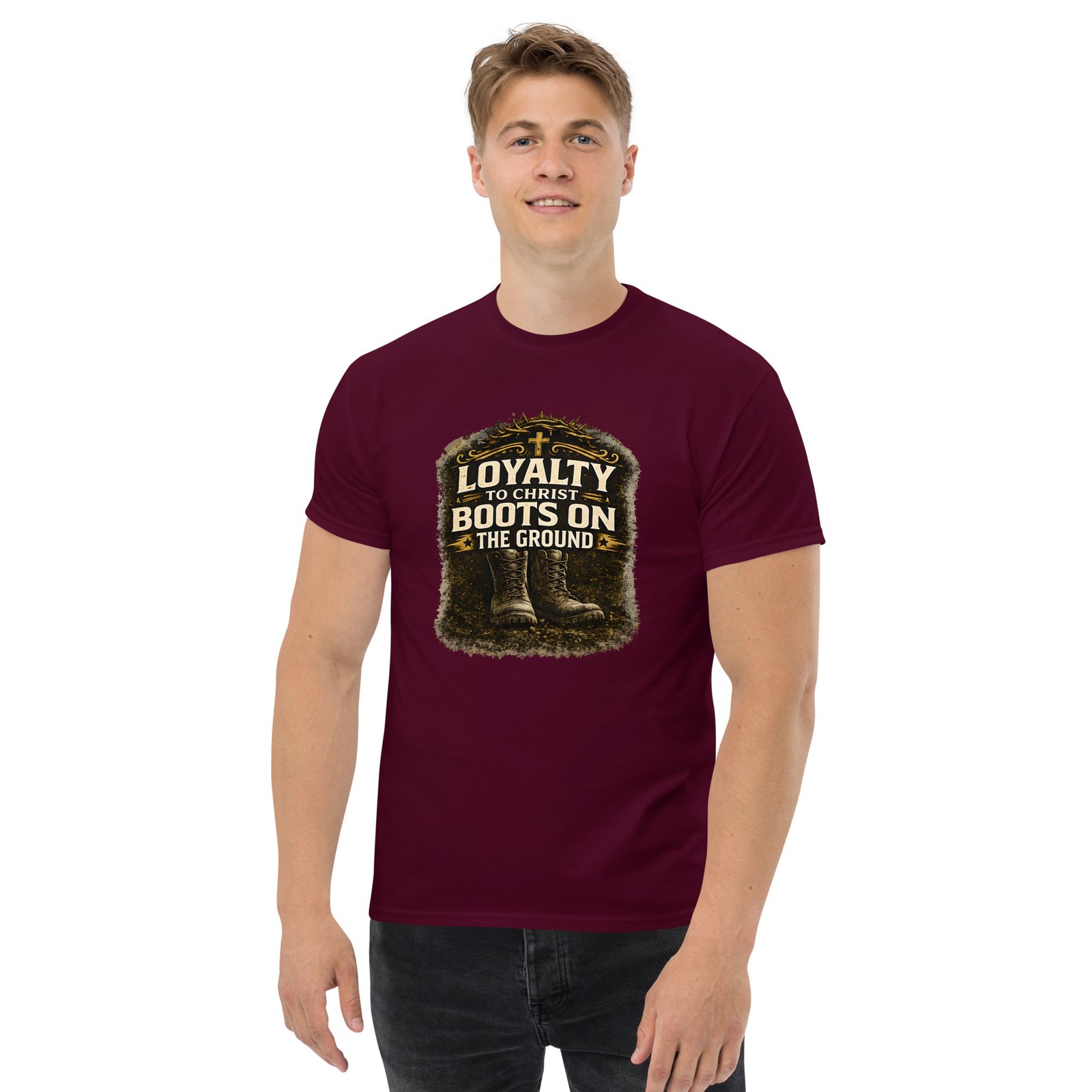 loyalty to christ — boots on the ground tee loyalty to christ — boots on the ground tee