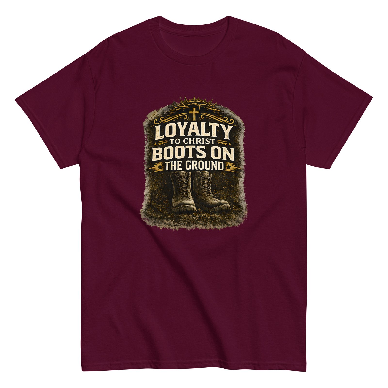 loyalty to christ — boots on the ground tee loyalty to christ — boots on the ground tee