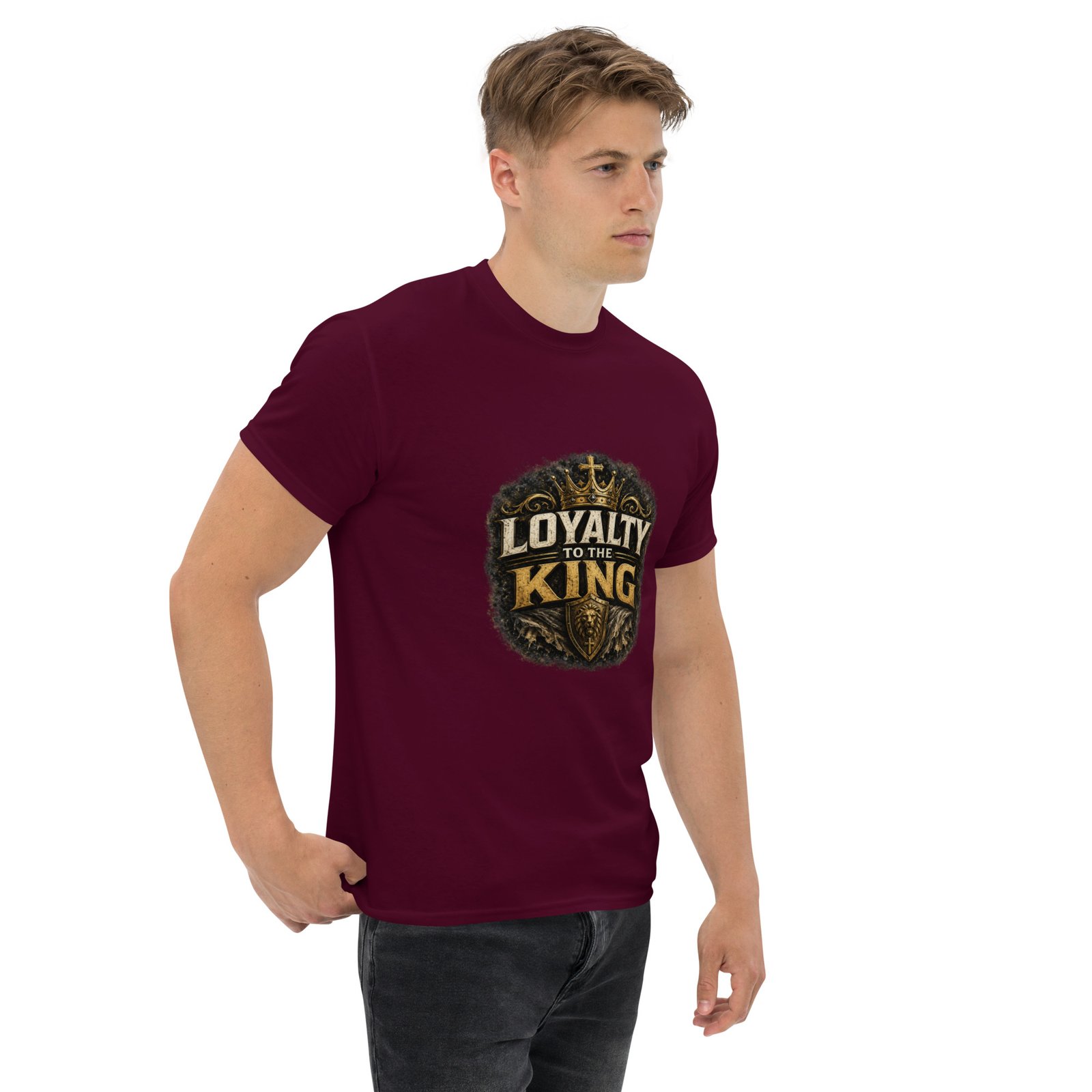 loyalty to the king — premium faith tee loyalty to the king — premium faith tee