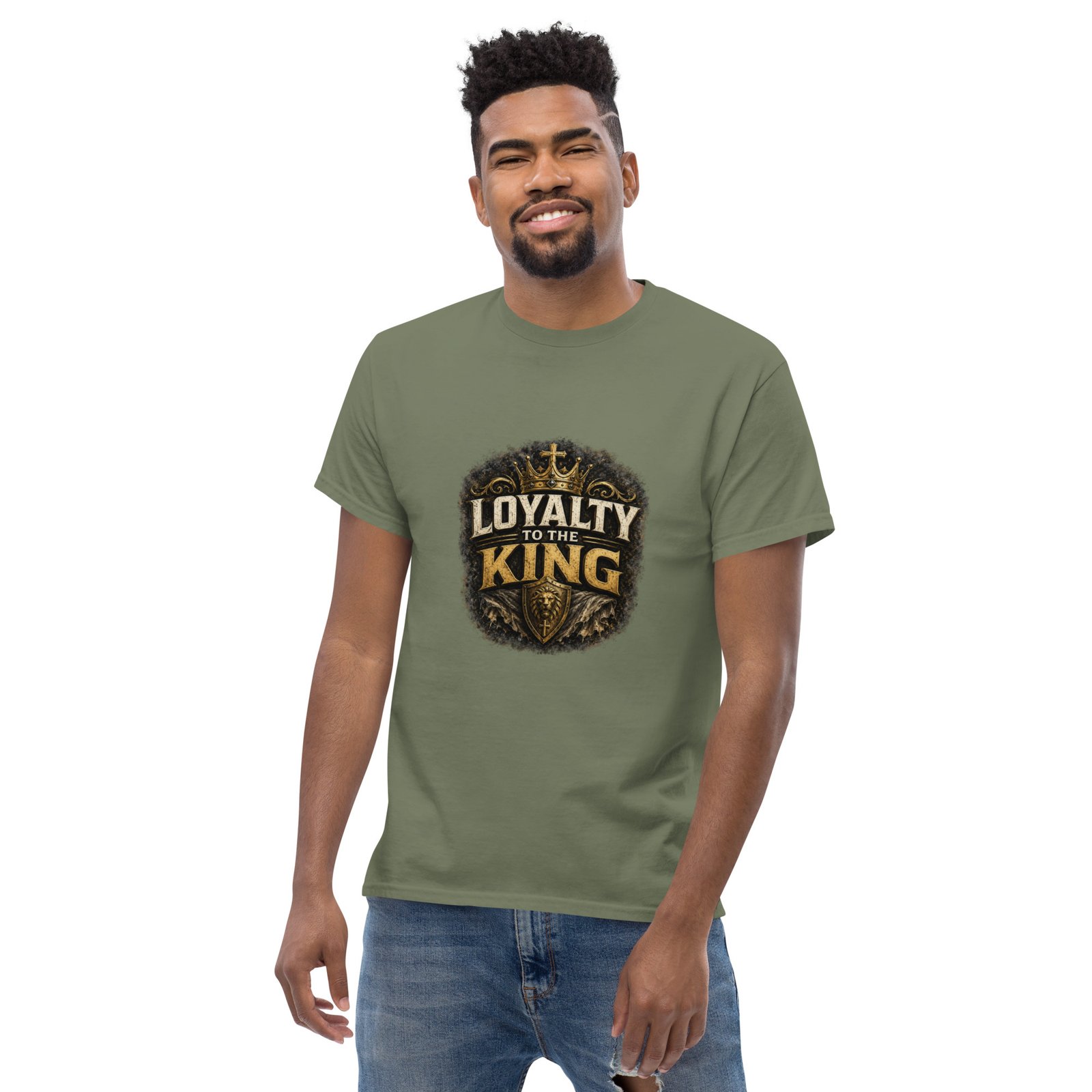 loyalty to the king — premium faith tee loyalty to the king — premium faith tee