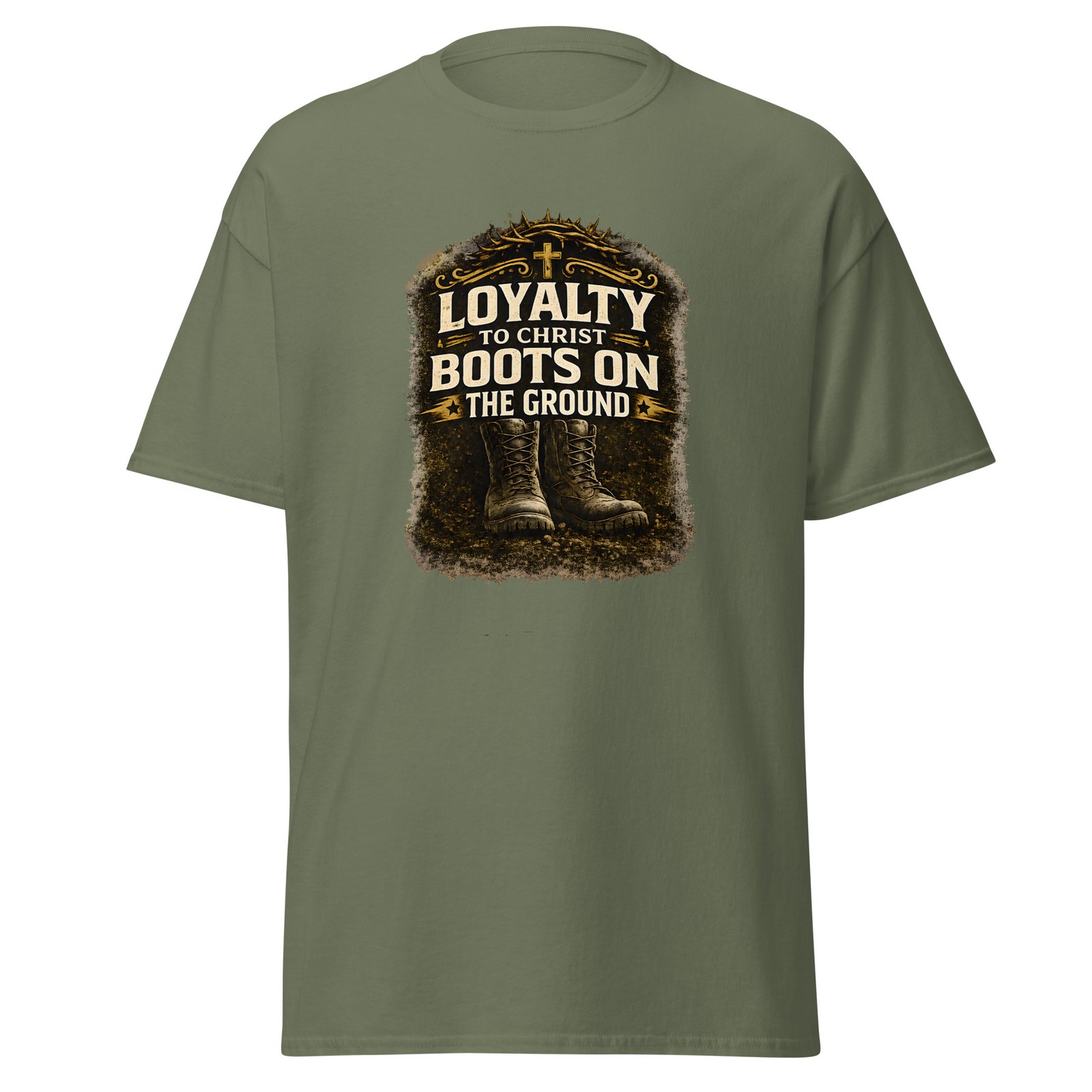 loyalty to christ — boots on the ground tee loyalty to christ — boots on the ground tee