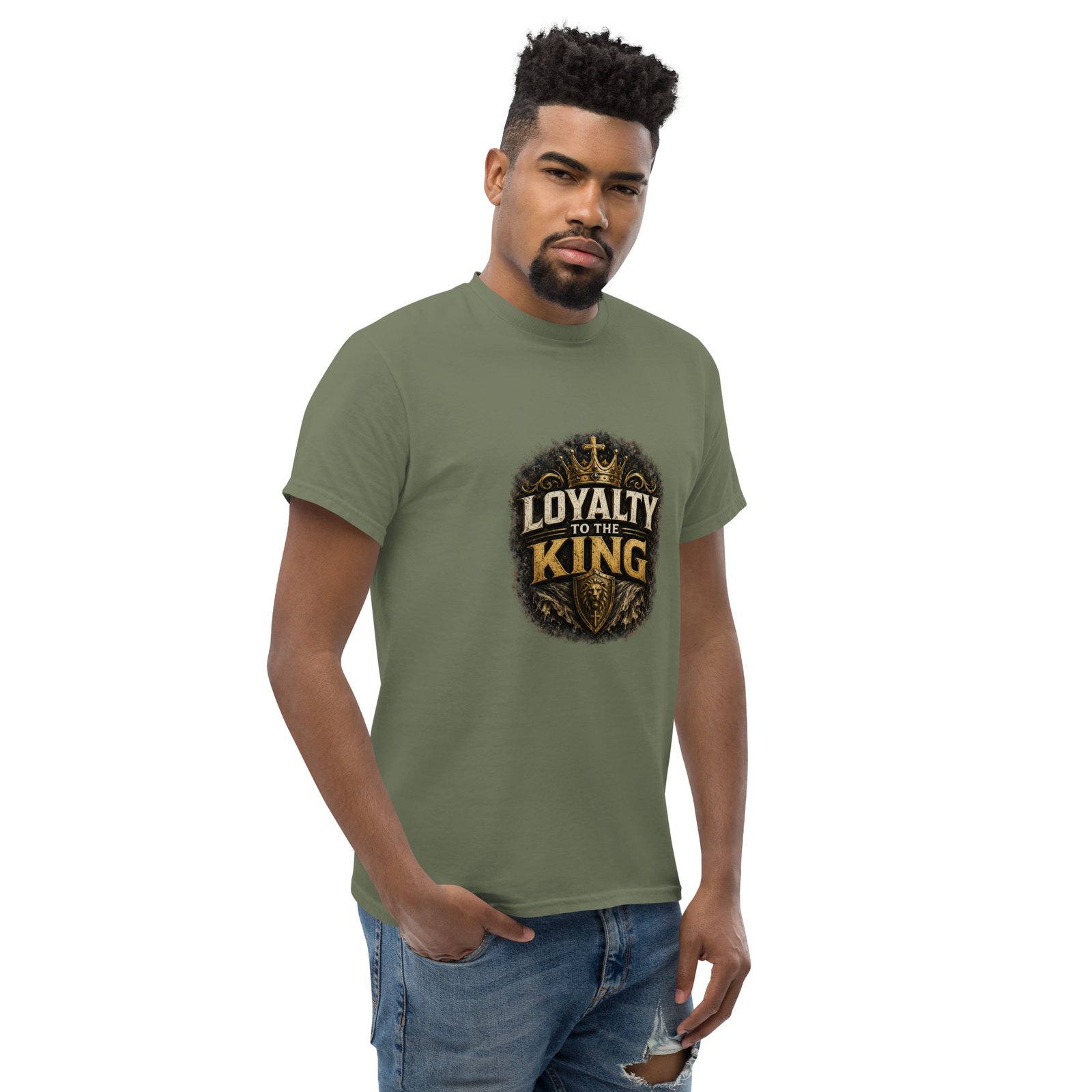 loyalty to the king — premium faith tee loyalty to the king — premium faith tee