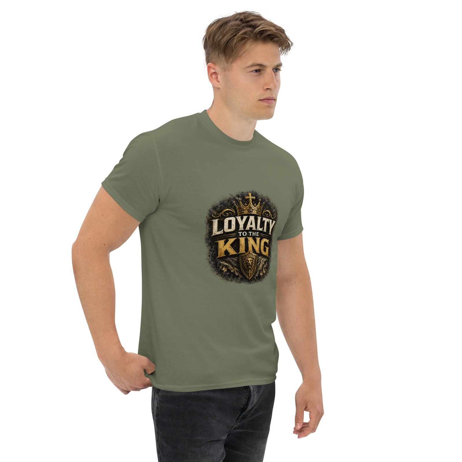 loyalty to the king — premium faith tee loyalty to the king — premium faith tee