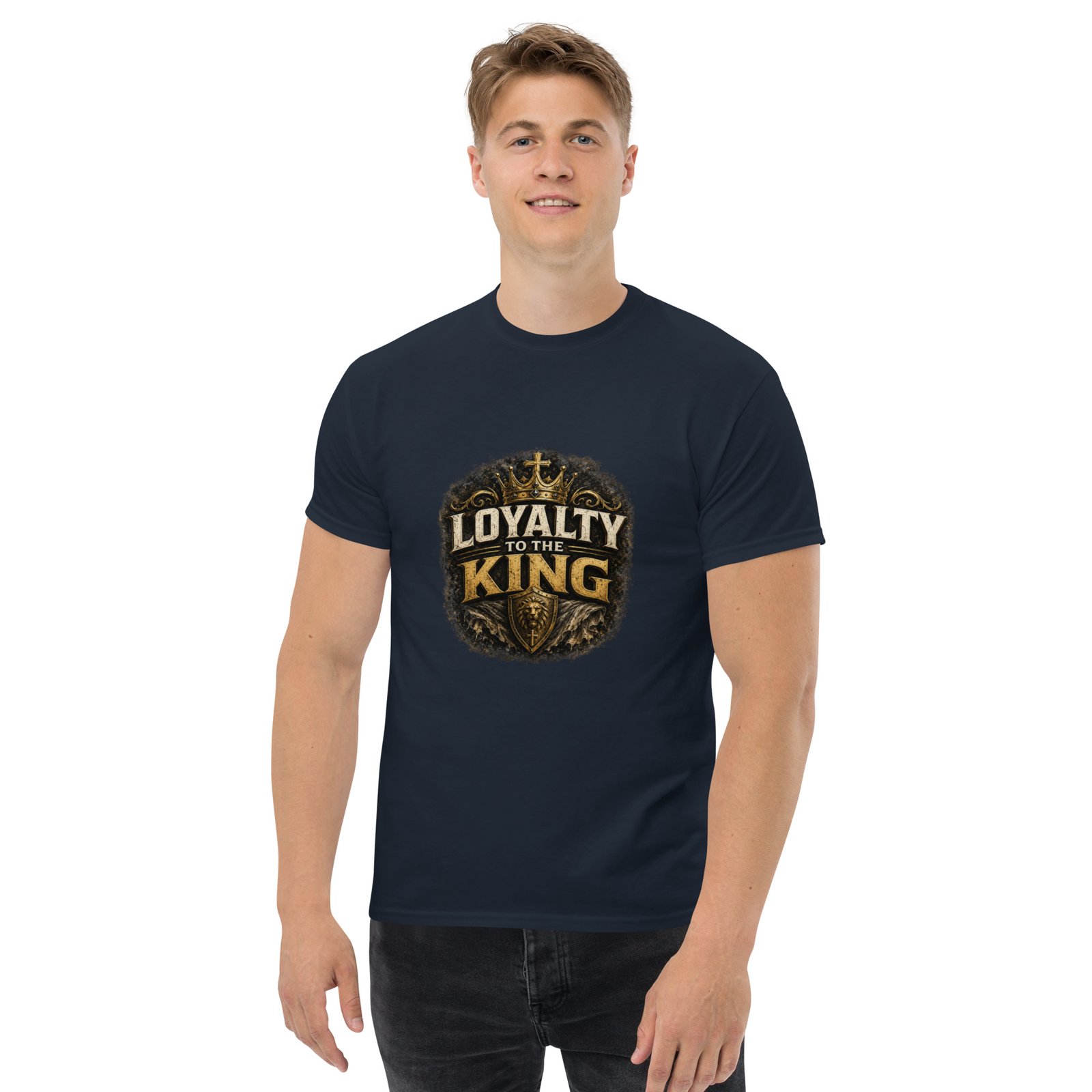 loyalty to the king — premium faith tee loyalty to the king — premium faith tee
