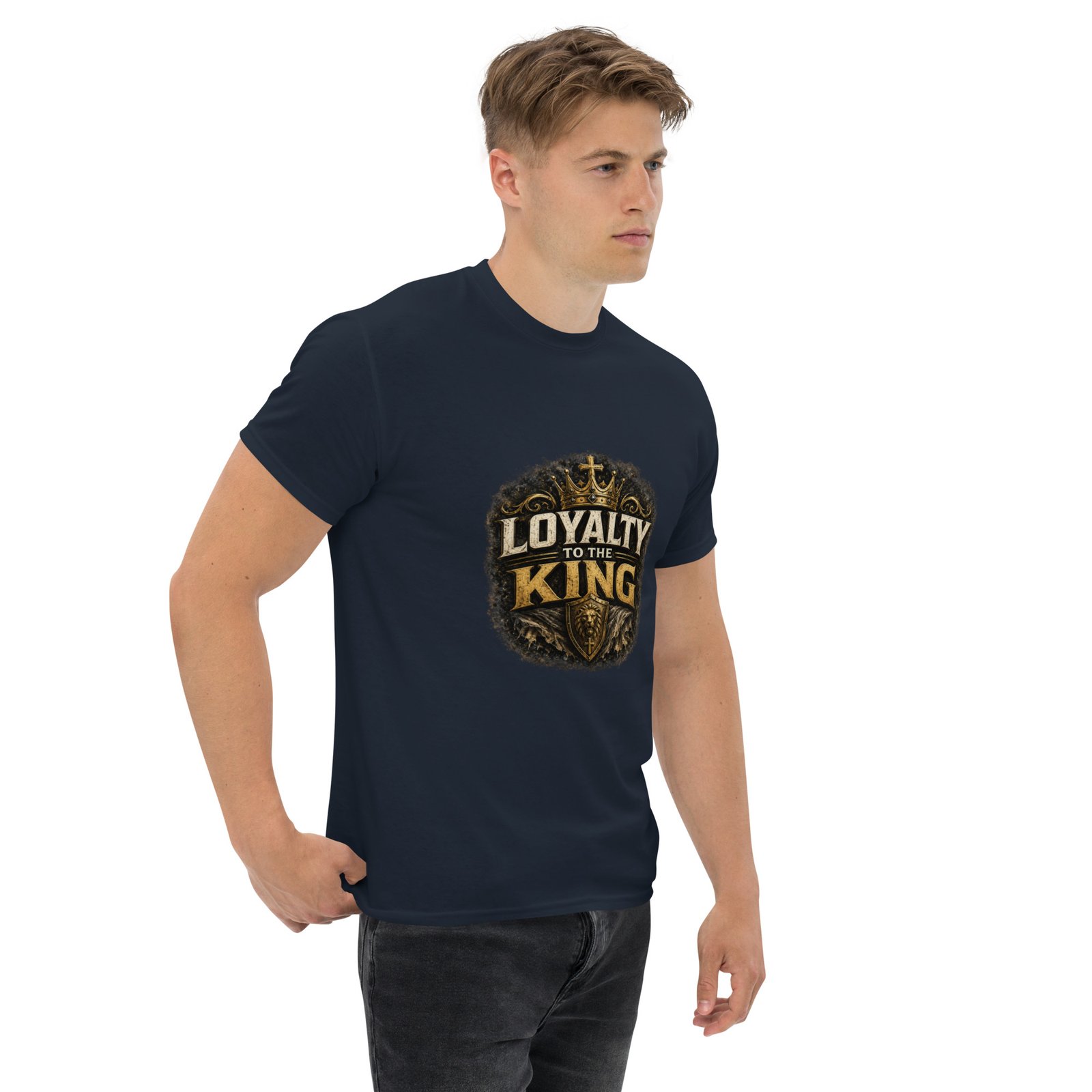 loyalty to the king — premium faith tee loyalty to the king — premium faith tee