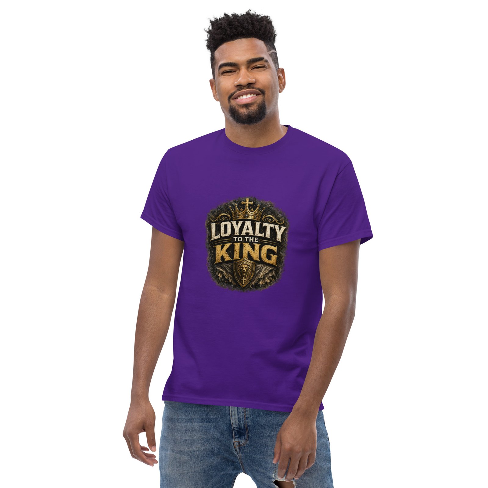 loyalty to the king — premium faith tee loyalty to the king — premium faith tee