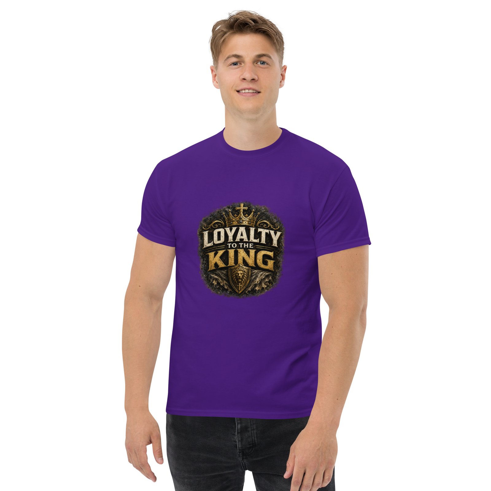loyalty to the king — premium faith tee loyalty to the king — premium faith tee