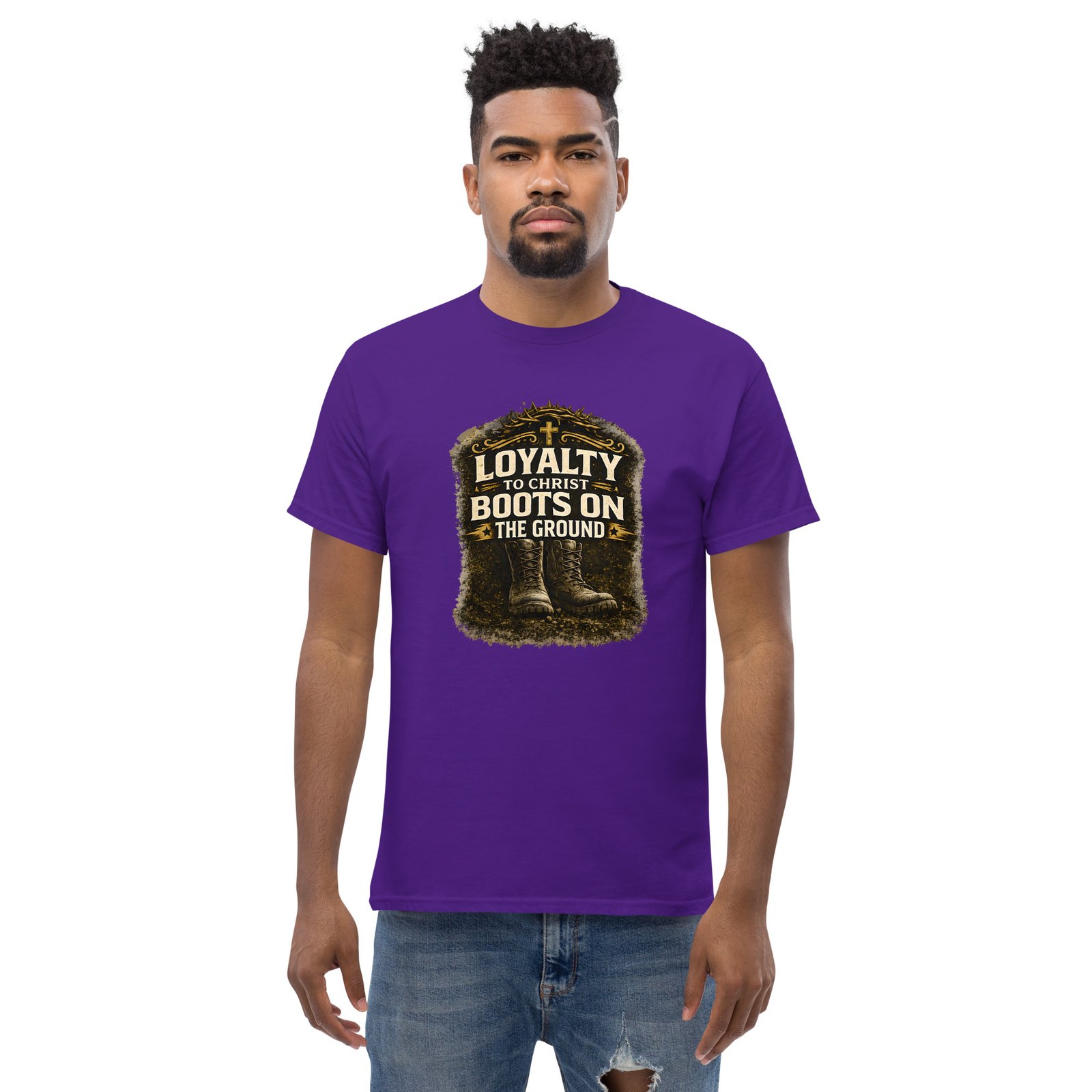 loyalty to christ — boots on the ground tee loyalty to christ — boots on the ground tee