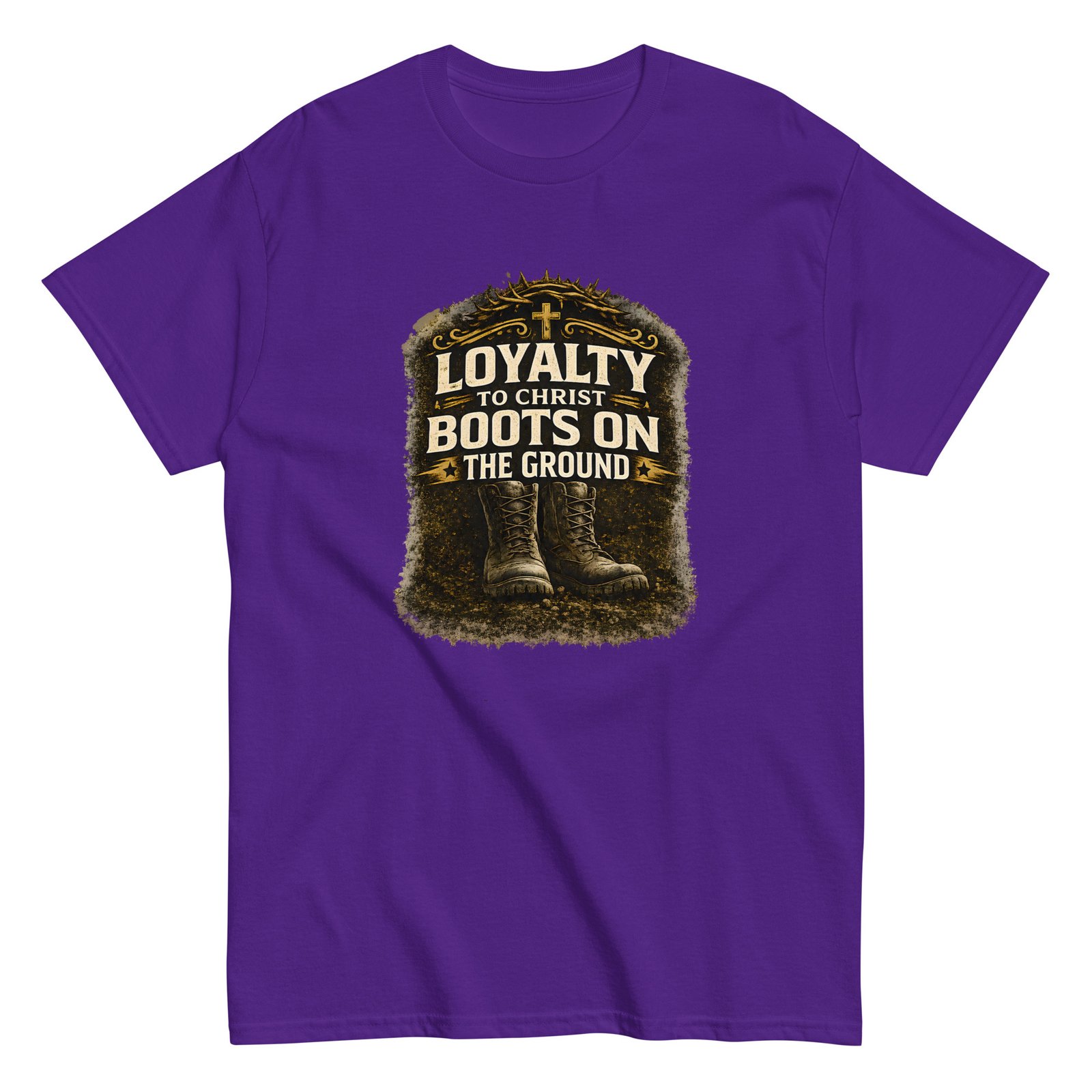 loyalty to christ — boots on the ground tee loyalty to christ — boots on the ground tee