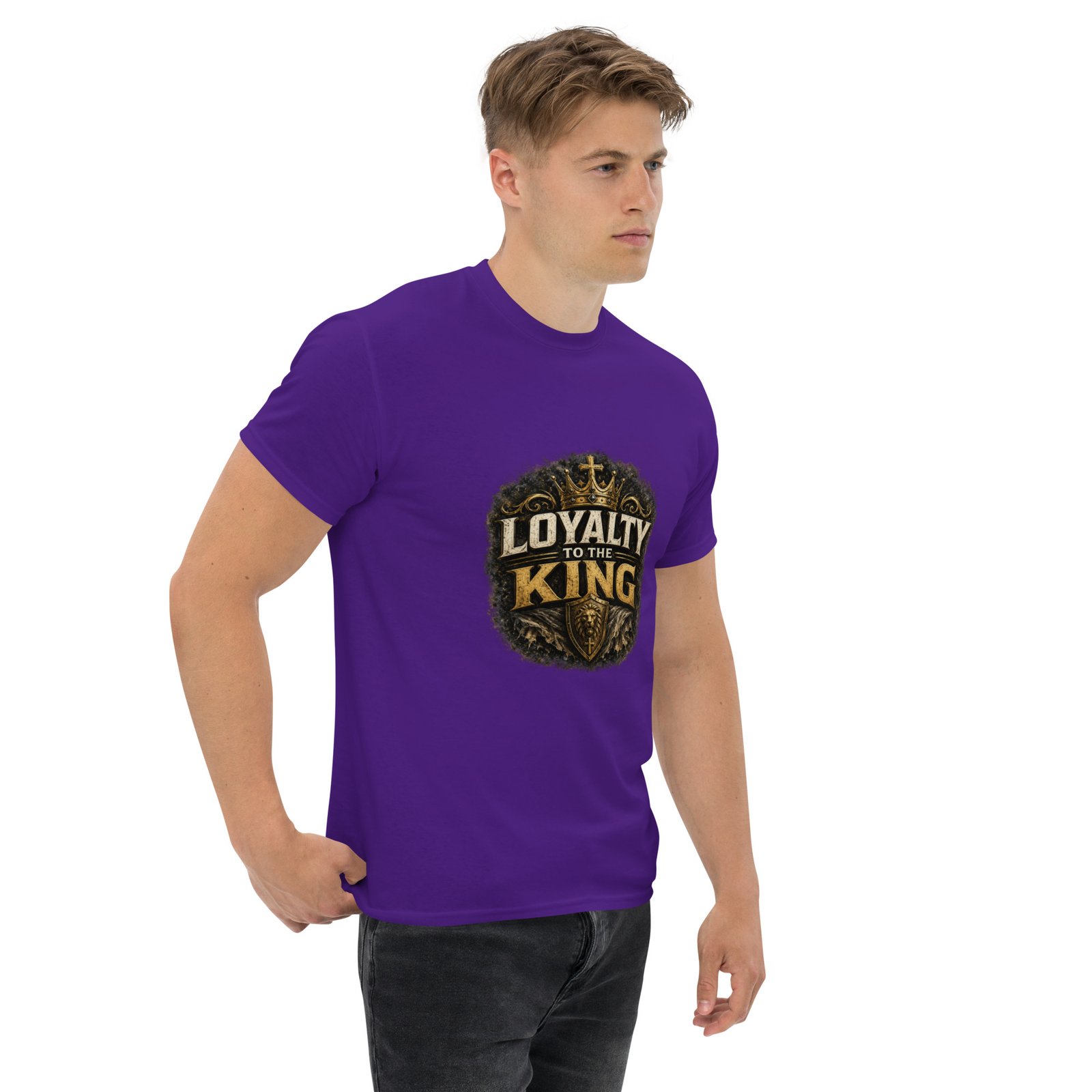 loyalty to the king — premium faith tee loyalty to the king — premium faith tee