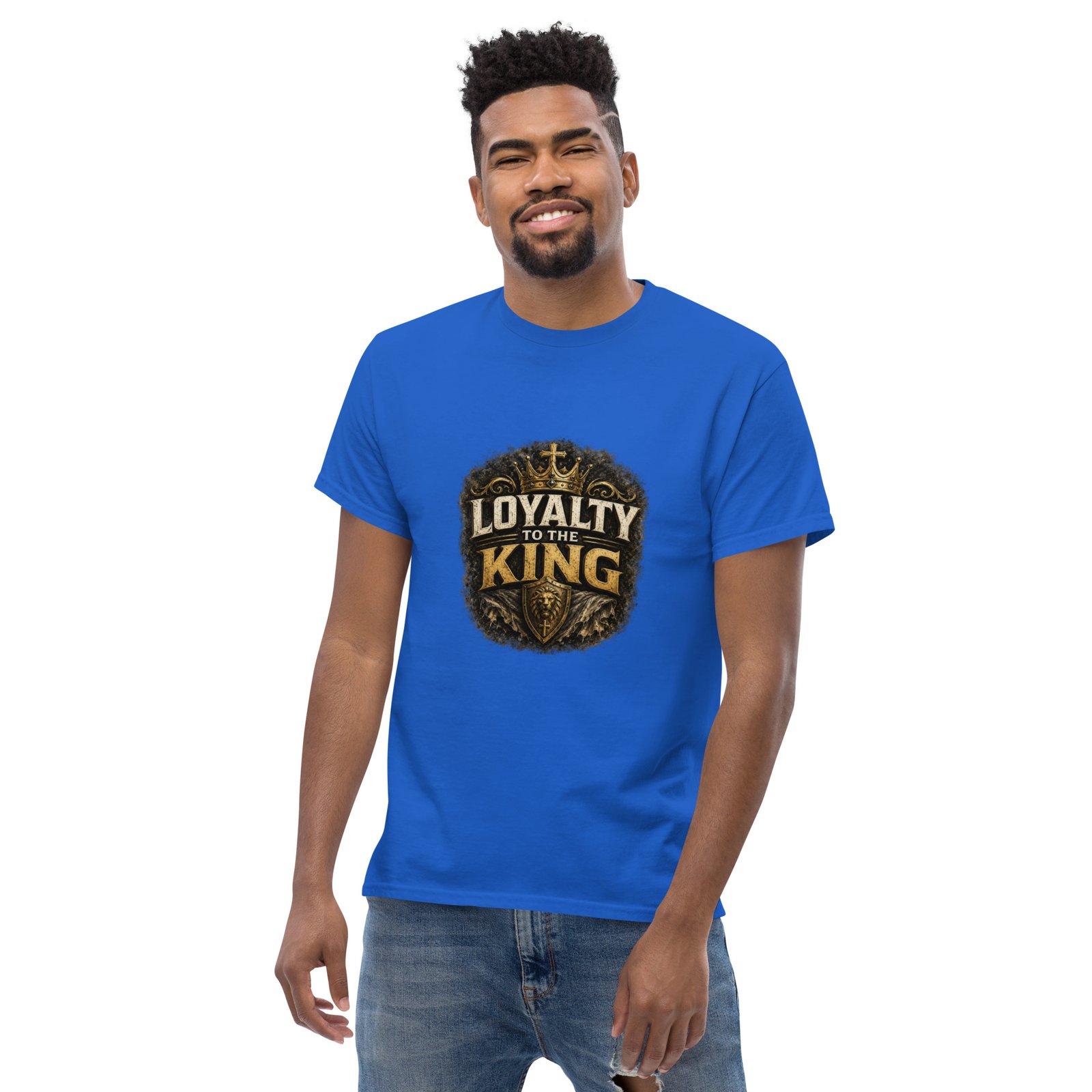 loyalty to the king — premium faith tee loyalty to the king — premium faith tee