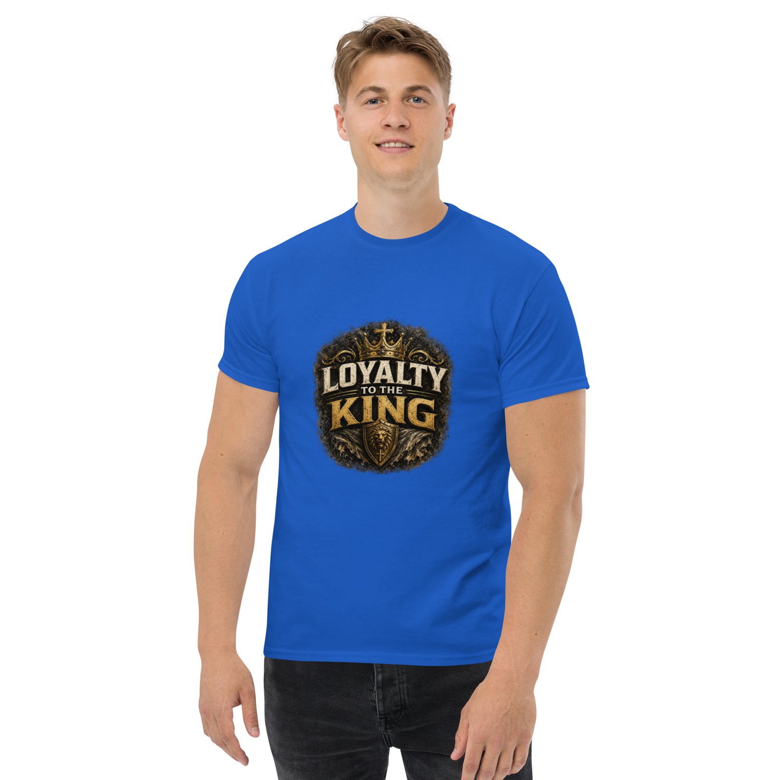 loyalty to the king — premium faith tee loyalty to the king — premium faith tee