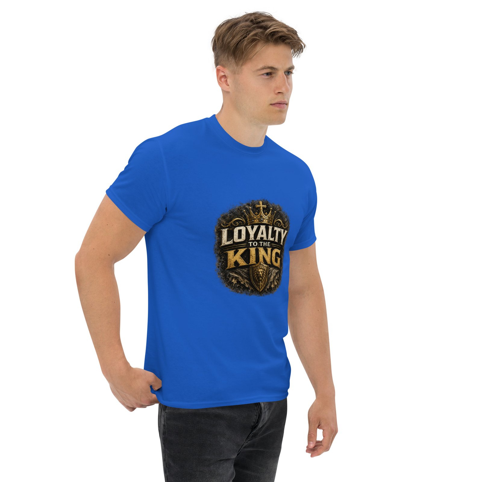 loyalty to the king — premium faith tee loyalty to the king — premium faith tee