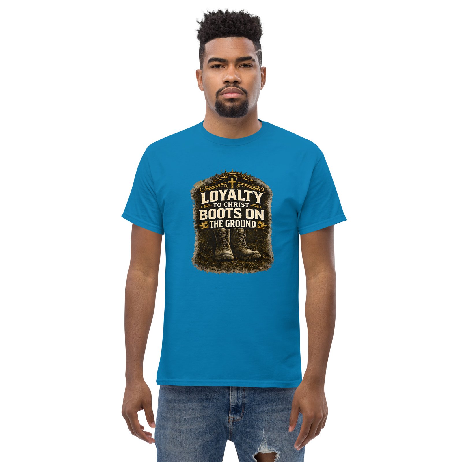 loyalty to christ — boots on the ground tee loyalty to christ — boots on the ground tee