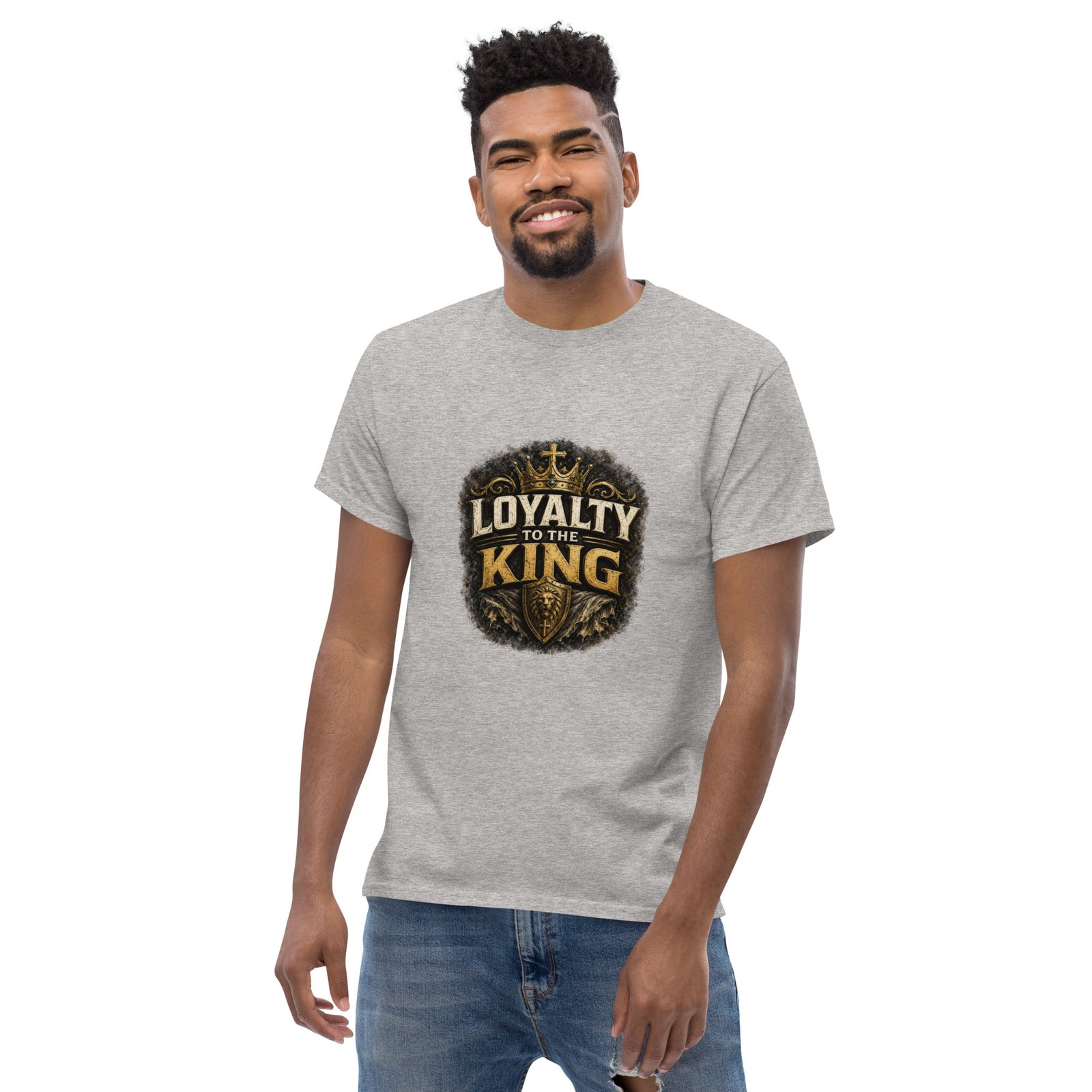 loyalty to the king — premium faith tee loyalty to the king — premium faith tee