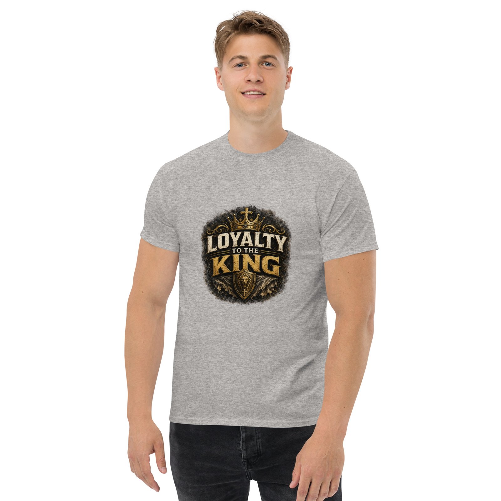 loyalty to the king — premium faith tee loyalty to the king — premium faith tee