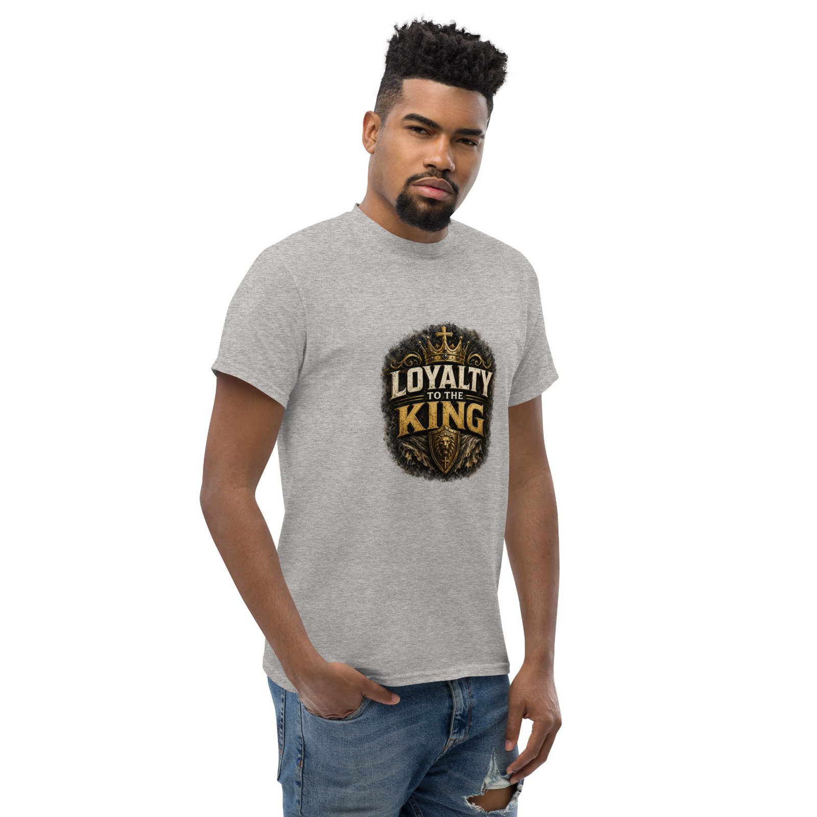 loyalty to the king — premium faith tee loyalty to the king — premium faith tee