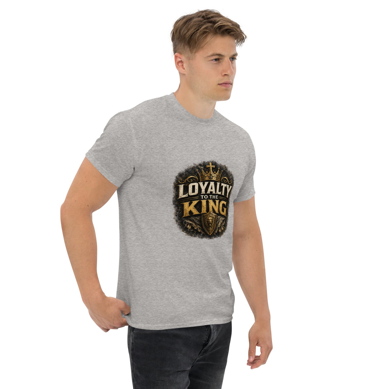 loyalty to the king — premium faith tee loyalty to the king — premium faith tee