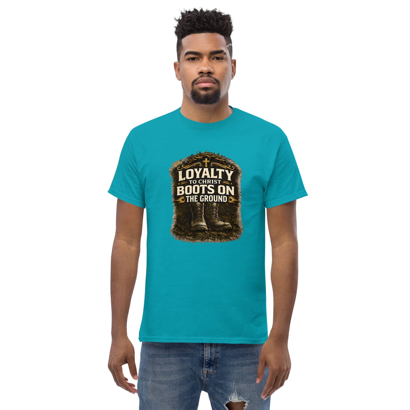 loyalty to christ — boots on the ground tee loyalty to christ — boots on the ground tee