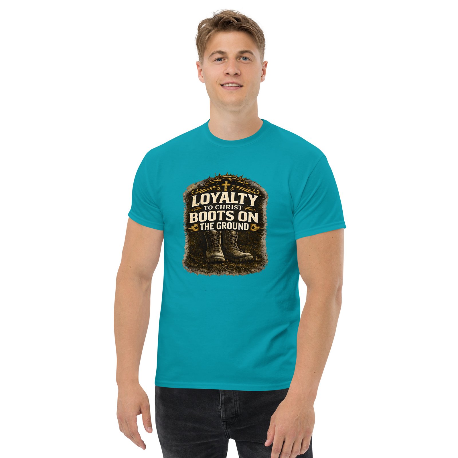 loyalty to christ — boots on the ground tee loyalty to christ — boots on the ground tee
