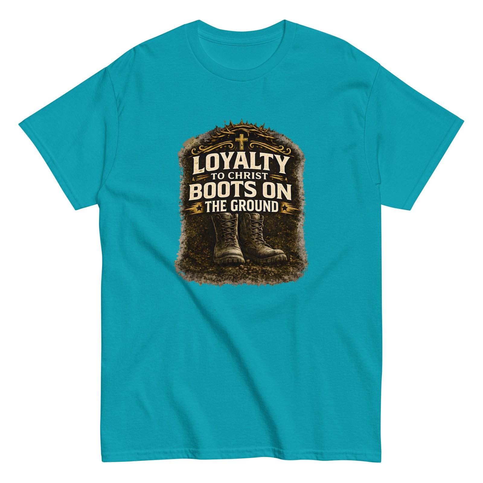 loyalty to christ — boots on the ground tee loyalty to christ — boots on the ground tee