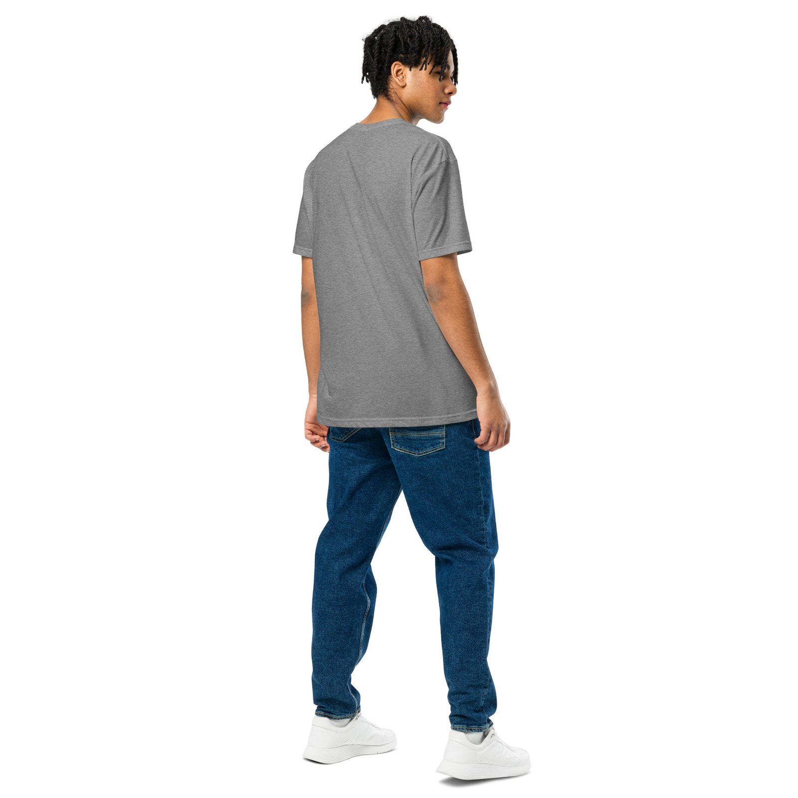 now™ blue | no opportunity wasted — premium front tee now™ blue | no opportunity wasted — premium front tee
