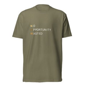 execution over excuses — premium front & back tee