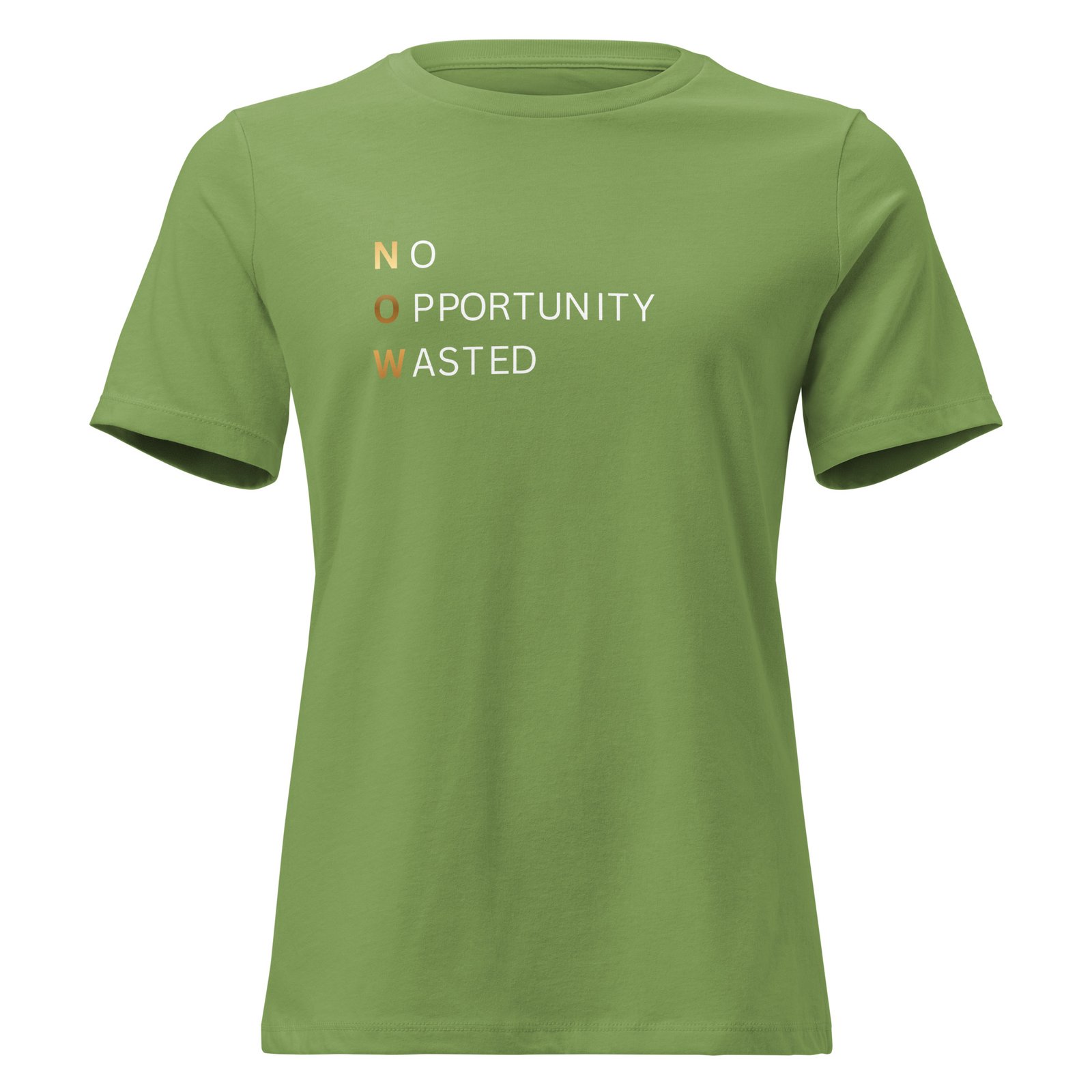 no opportunity wasted — women’s premium tee no opportunity wasted — women’s premium tee