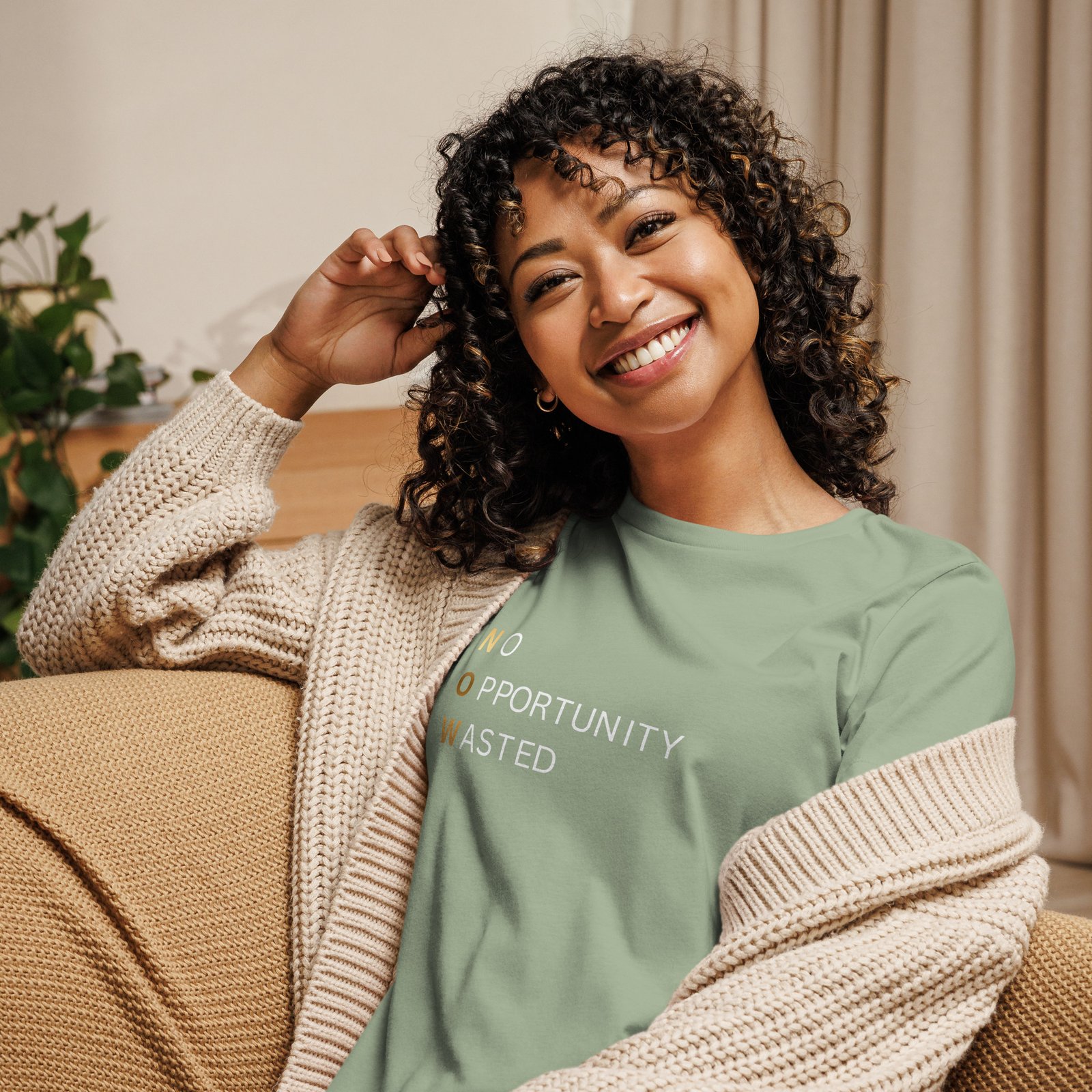 no opportunity wasted — women’s premium tee no opportunity wasted — women’s premium tee