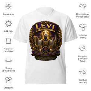 Levi Premium Sports Jersey | Twelve Tribes Collection | Christian athletic apparel