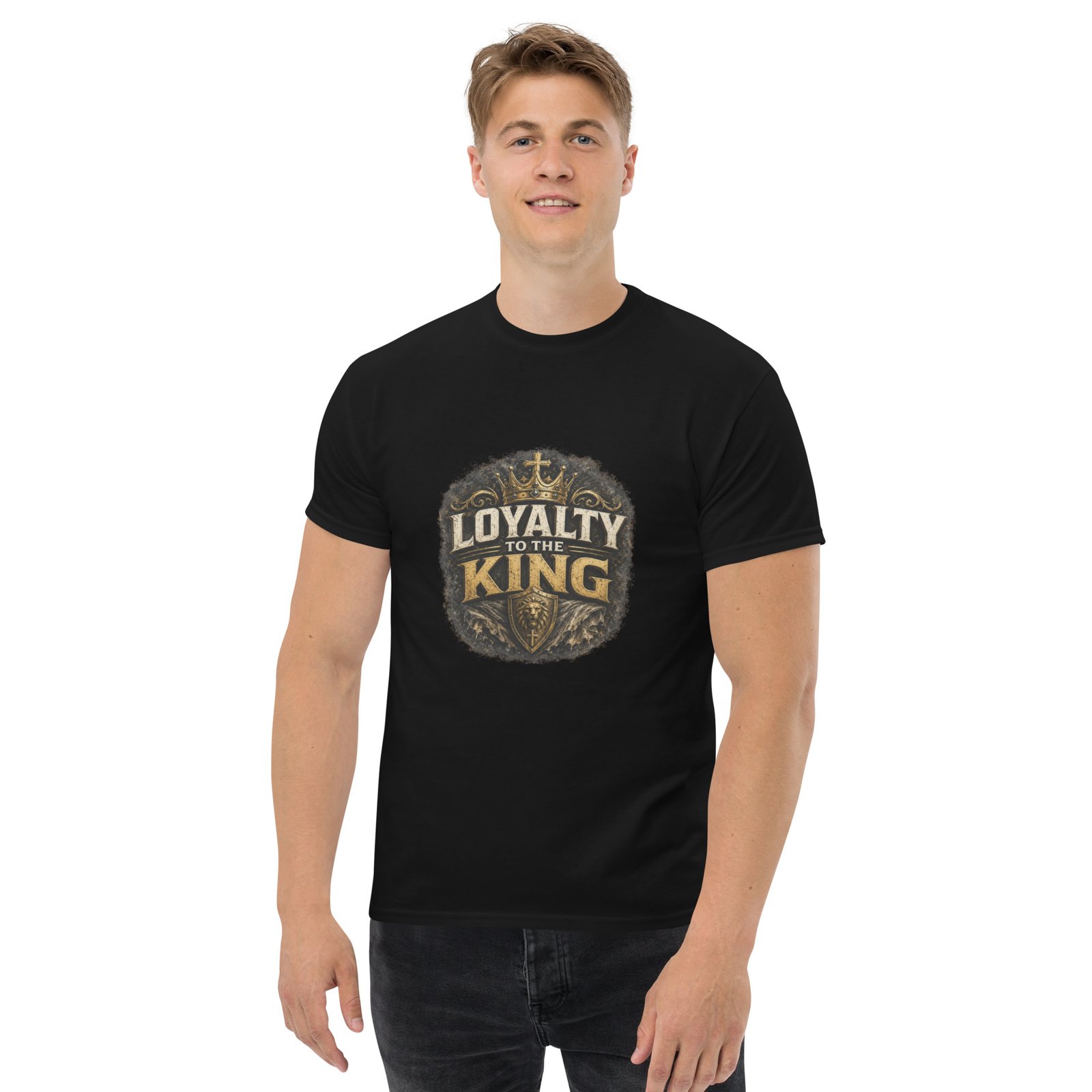loyalty to the king — premium faith tee loyalty to the king — premium faith tee