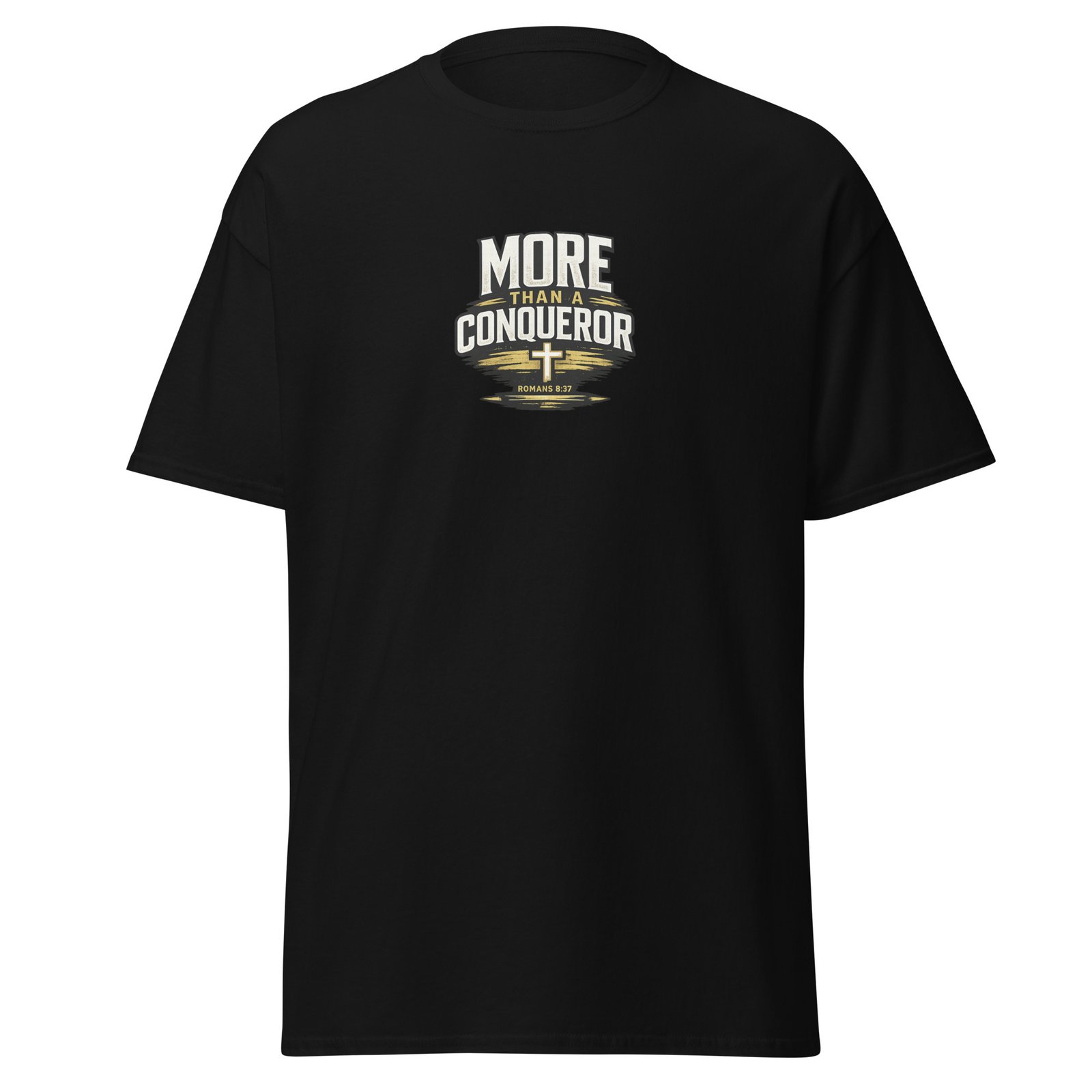 more than a conqueror — premium faith tee more than a conqueror — premium faith tee