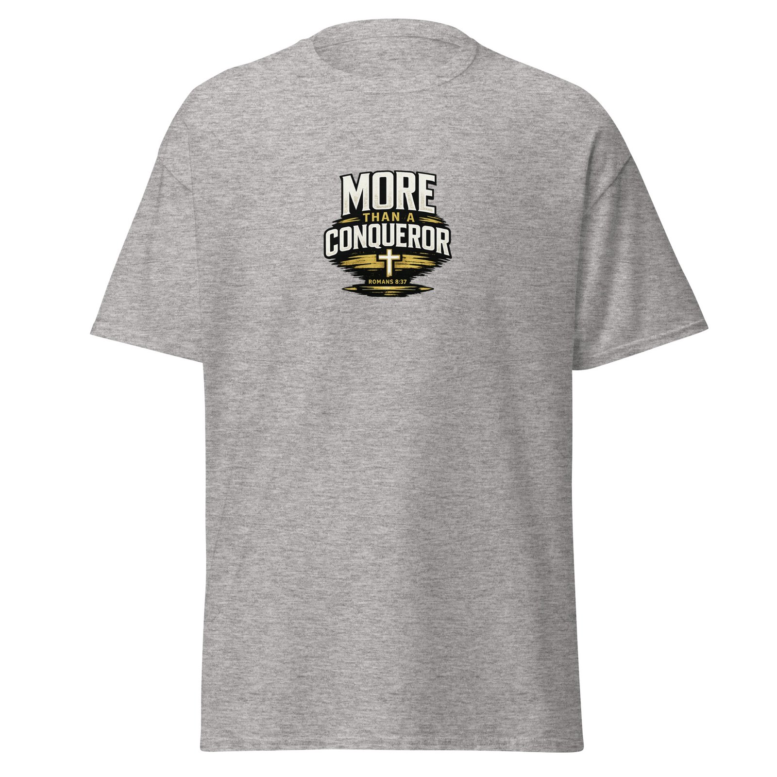more than a conqueror — premium faith tee more than a conqueror — premium faith tee