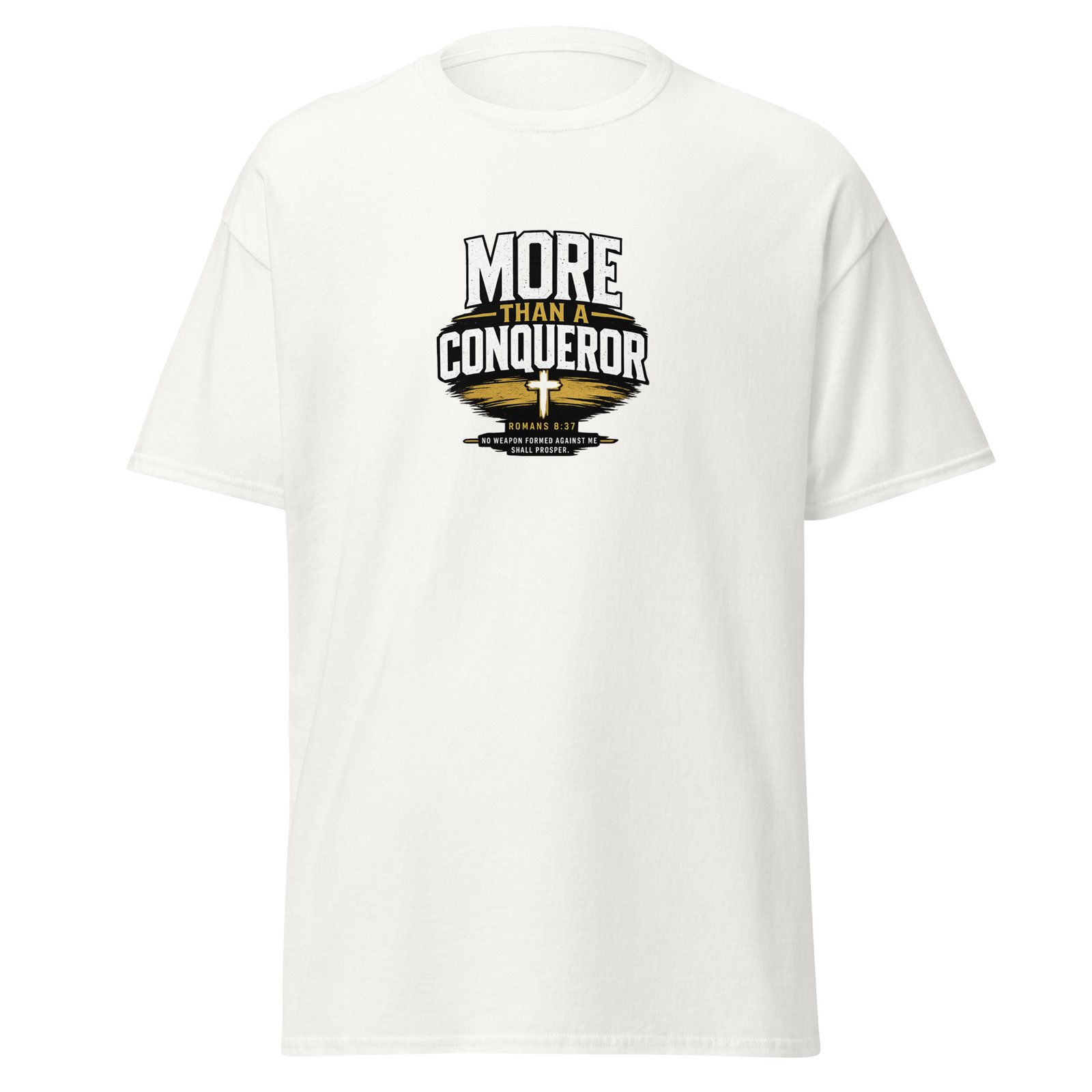 more than a conqueror — premium faith tee more than a conqueror — premium faith tee