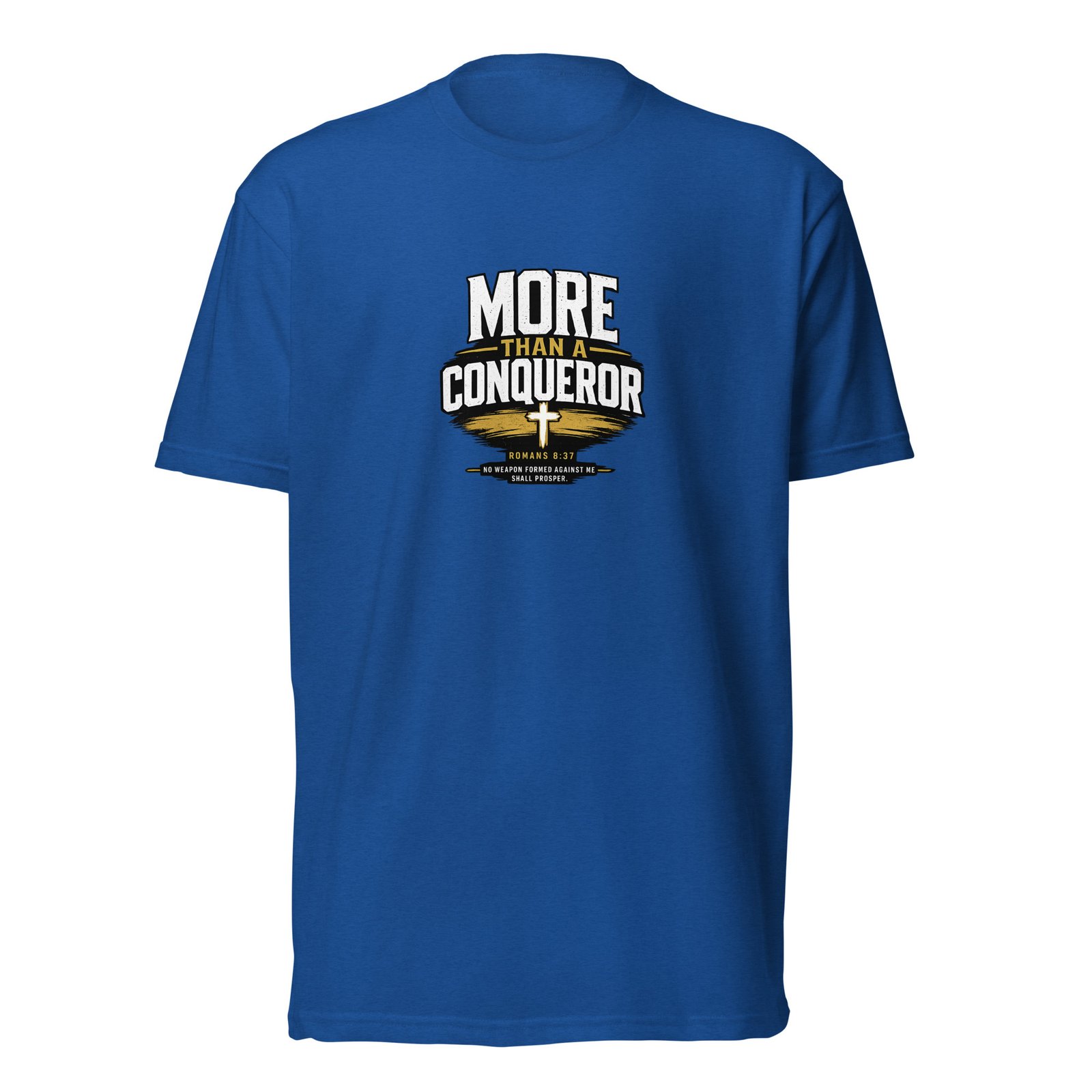 more than a conqueror — premium faith tee more than a conqueror — premium faith tee