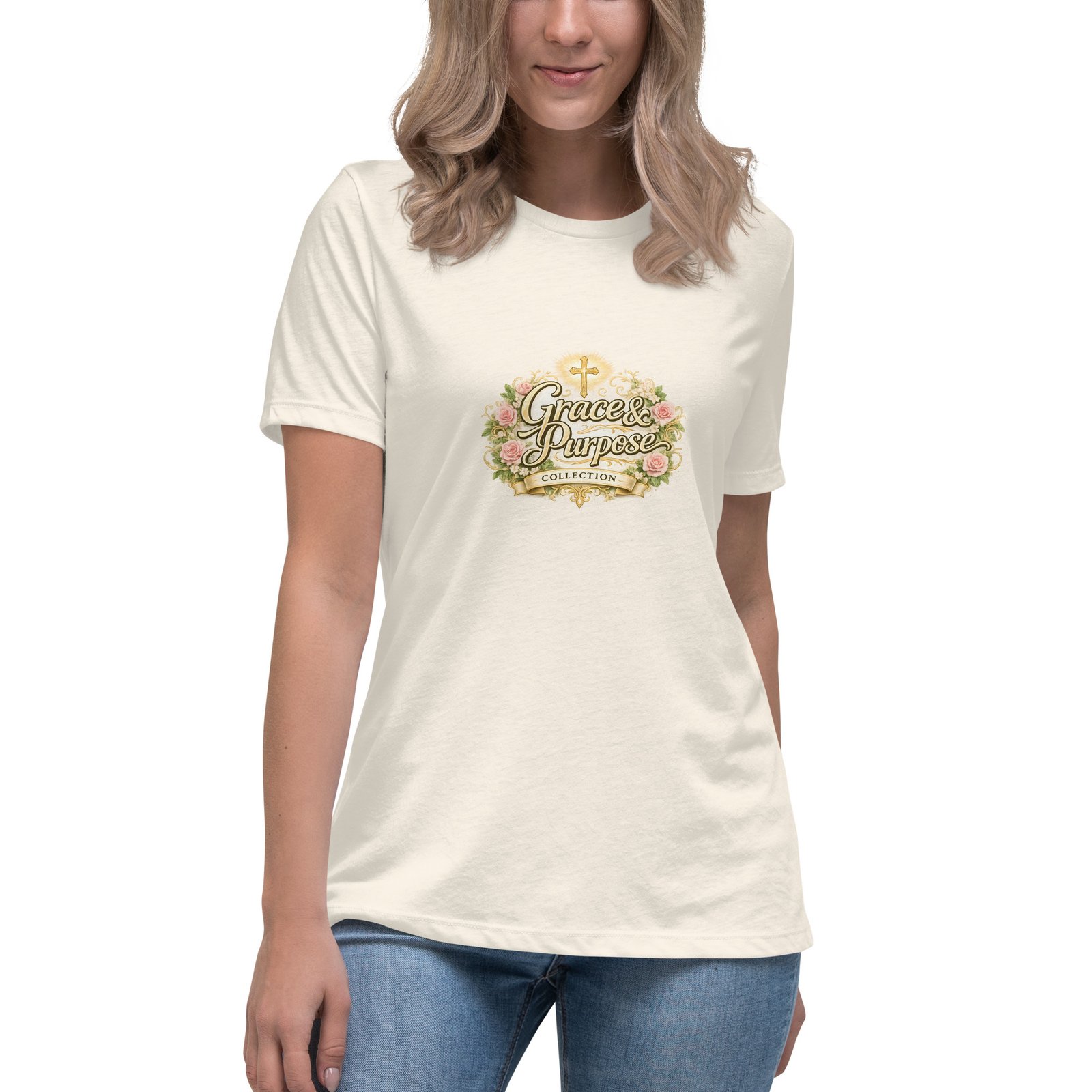 grace & purpose™ women's relaxed tee grace & purpose™ women's relaxed tee