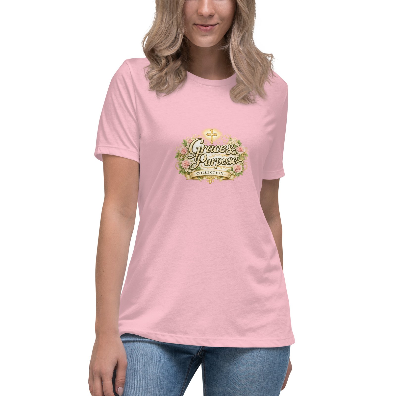 grace & purpose™ women's relaxed tee grace & purpose™ women's relaxed tee