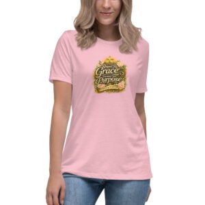 Powerful Grace & Purpose women's Christian tee inspired by Ephesians 2:10
