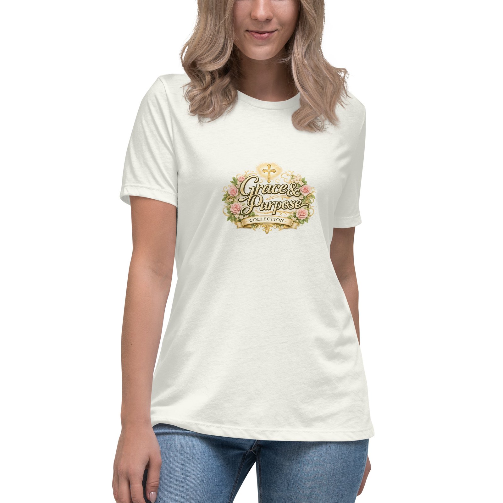 grace & purpose™ women's relaxed tee grace & purpose™ women's relaxed tee
